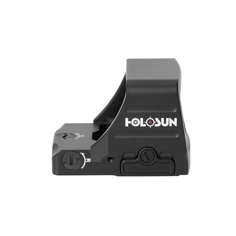 Holosun 407 COMP Green, Huge Competition Window, RMR Footprint, 6 MOA Green Dot, Side Battery - HE407COMP-GR6 - Image 4