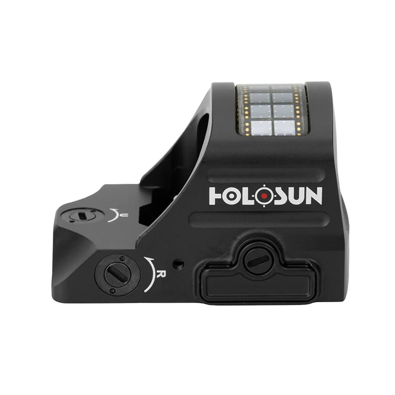 Holosun 407C X2, 2 MOA Red Dot, RMR Footprint, Side Battery, Solar Failsafe - HS407C-X2 - Image 2