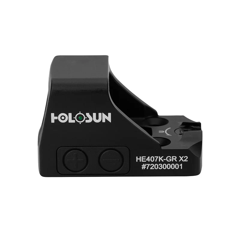 Holosun 407K X2 Green, 6 MOA Green Dot, K Series Footprint (Modified RMSc), Side Battery - HE407K-GR-X2 - Image 11
