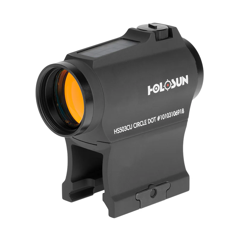 Holosun 503CU Red Dot Sight 2MOA dot with 65 MOA Circle Solar High and Low Mount - HS503CU - Image 2