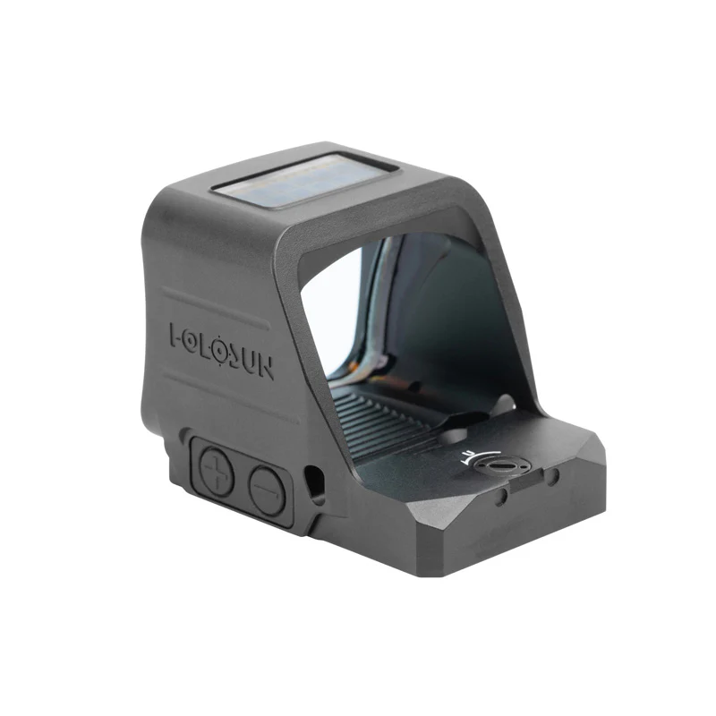 Holosun 507-PROMAX Gold Dot, Large Competition Window, RMR Footprint, PRS Reticle, Side Battery, Solar Failsafe - 507-PRO-MAX-GD-PRS - Image 3