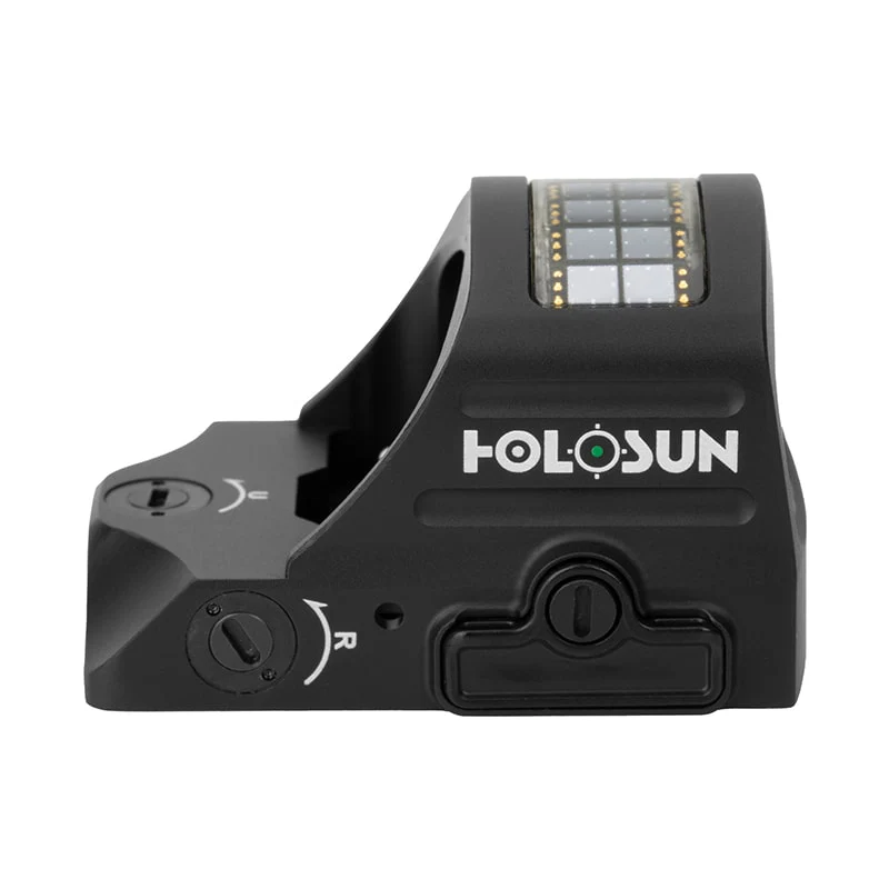 Holosun 507C Green X2, 32 MOA Ring & 2 MOA Green Dot, RMR Footprint, MRS Reticle, Side Battery, Solar Failsafe - HE507C-GR-X2 - Image 2
