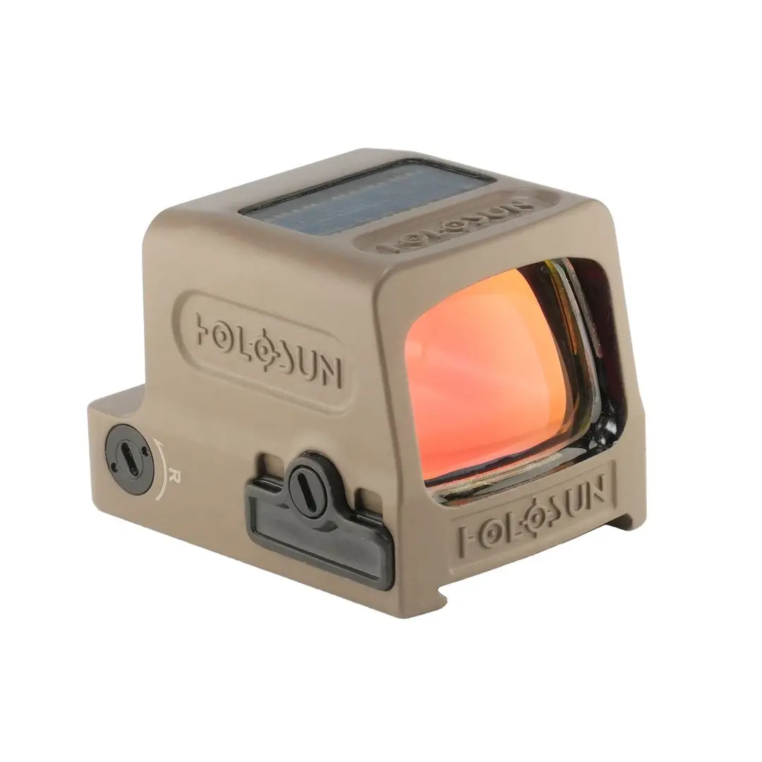 Holosun 509T X2 Red Dot FDE, MRS Reticle Closed Emitter, Titanium, Solar Failsafe, RMR Footprint - HS-509T-FDE-RD - Image 2
