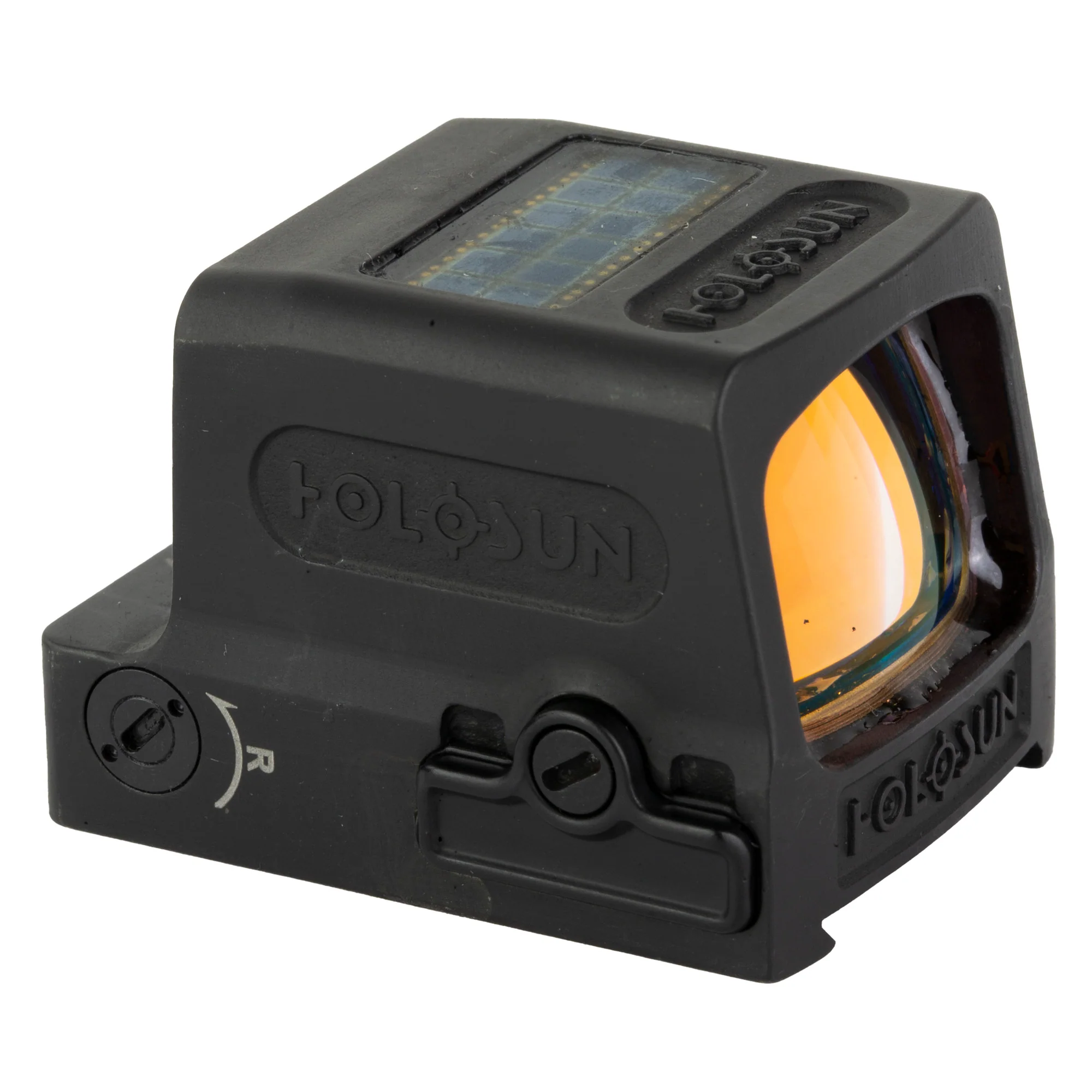 Holosun 509T X2, Green Dot, MRS Reticle, Closed Emitter, Titanium, Solar Failsafe, RMR Footprint - HE509T-GR-X2 - Image 2