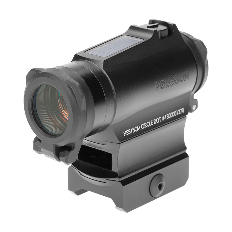 Holosun 515CM Red Dot 2MOA Dot with 65MOA Circle QR Mount Flip Caps - HS515CM - Image 4
