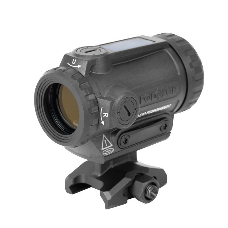 Holosun ARO-EVO Gold SPR Reticle, BDC (Drop Compensation Reticle), 26mm Housing, Shake Awake, 1/3 Co-Witness - ARO-EVO-SPR-GD - Image 4