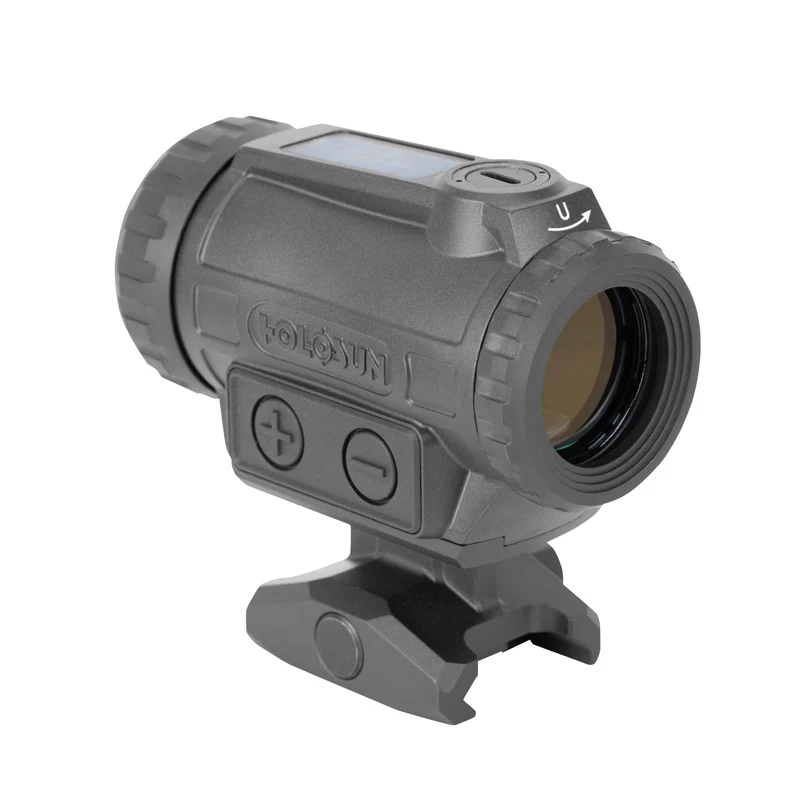 Holosun ARO-EVO Gold SPR Reticle, BDC (Drop Compensation Reticle), 26mm Housing, Shake Awake, 1/3 Co-Witness - ARO-EVO-SPR-GD - Image 3