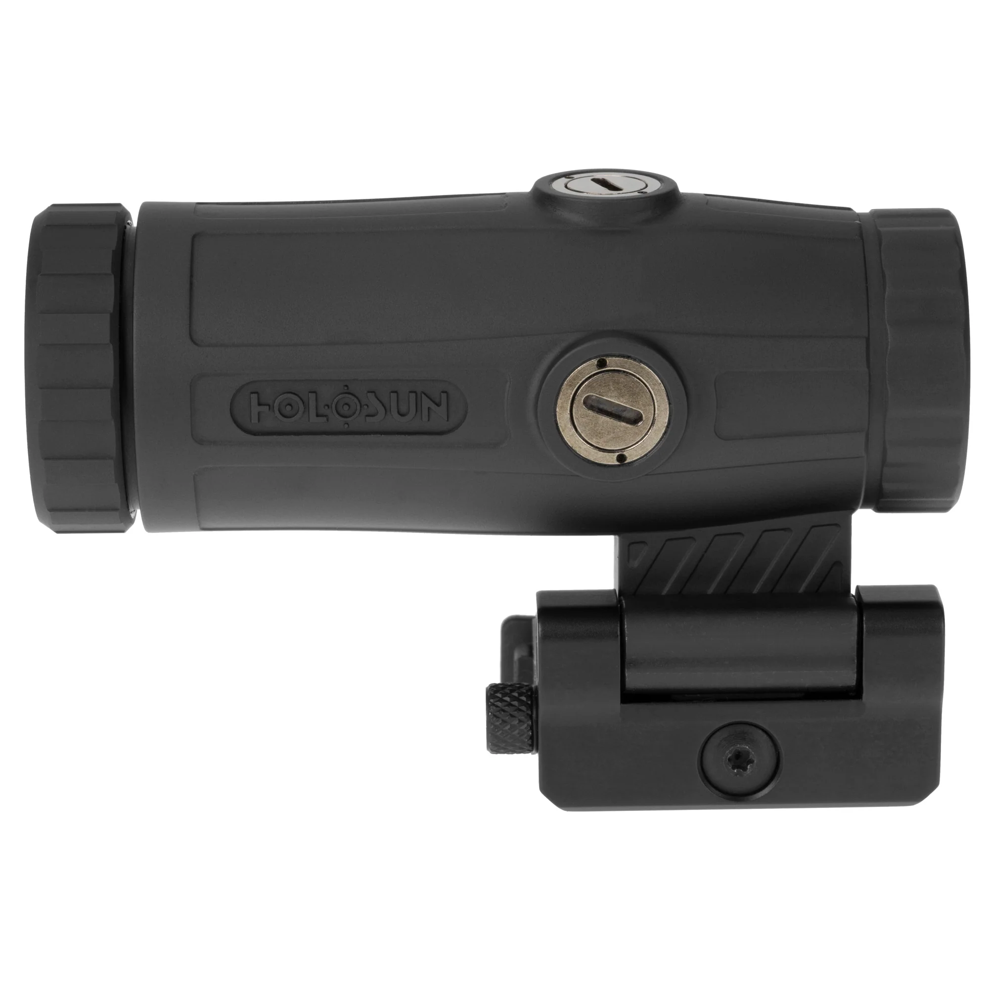 Holosun Magnifier, 3X Power, 28 Objective, QD Mount, 1/3 Riser, Switch To Side, Lens Cloth And Mounting Tool, Black, Aluminum Housing - HM3X - Image 4