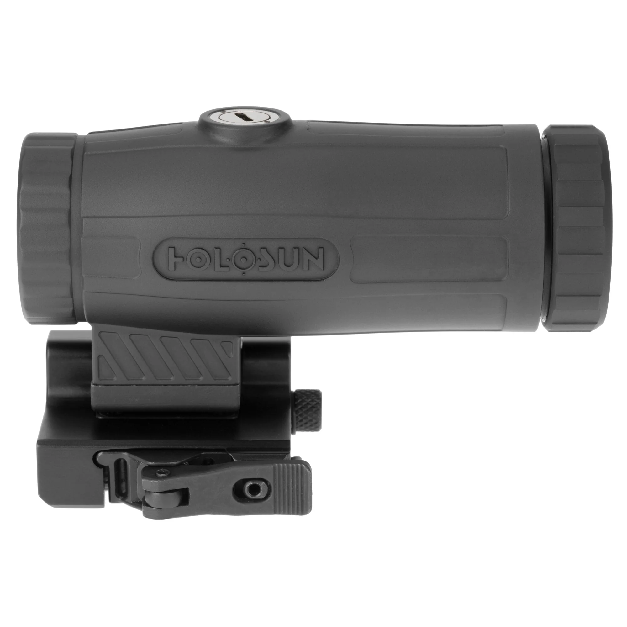 Holosun Magnifier, 3X Power, 28 Objective, QD Mount, 1/3 Riser, Switch To Side, Lens Cloth And Mounting Tool, Black, Aluminum Housing - HM3X - Image 5