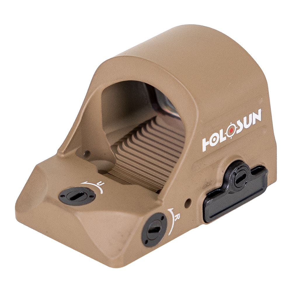 Holosun FDE 407A3, 3MOA, Red Dot, Side Battery, Shake Awake - HS407A3-X2-BRN - Image 6