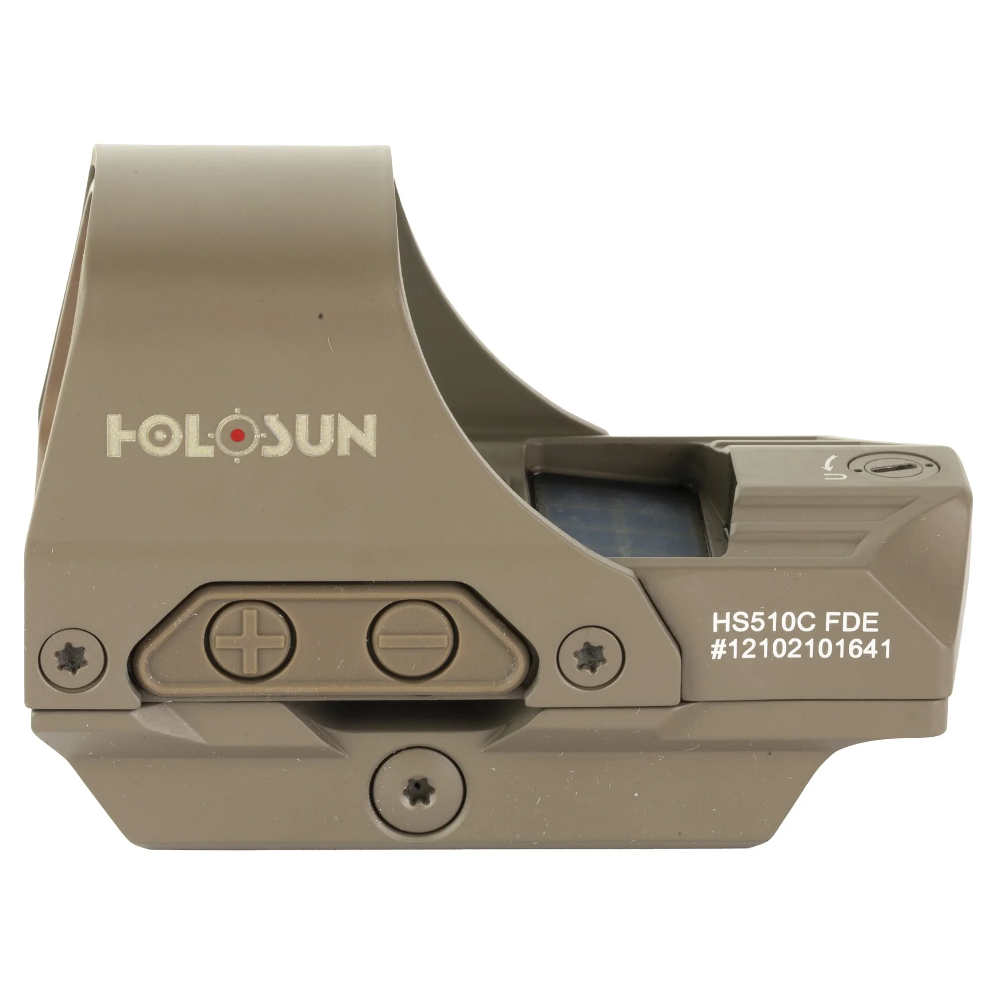 Holosun HS510C FDE Red Dot 65 MOA Circle 2 MOA Red Dot Aluminum Housing Matte Finish Solar with Internal Battery - HS510C-FDE - Image 5