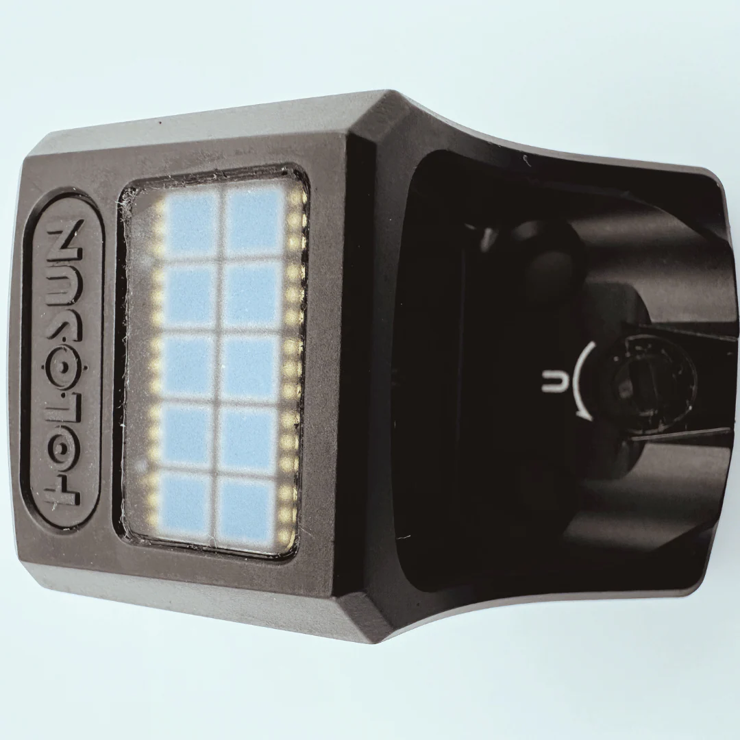 Holosun SCS Carry, K-Series Footprint (Modified RMSc), RMSc Adapter Plate Included, 20k Hr Power Reserve, Solar Recharging Battery, 32 MOA Circle & 2 MOA Green Dot, MRS Reticle, Enclosed Emitter - SCS-CARRY-GR - Image 5