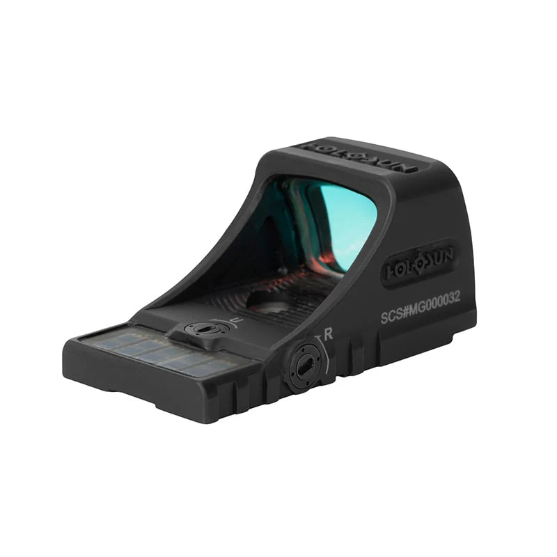 Holosun SCS MOS Green Dot Sight, MRS Reticle, Fits Glock MOS Slides (Not 43X/48), Solar Recharging Battery, Grade 5 Titanium Housing- SCS-M-GR - Image 4