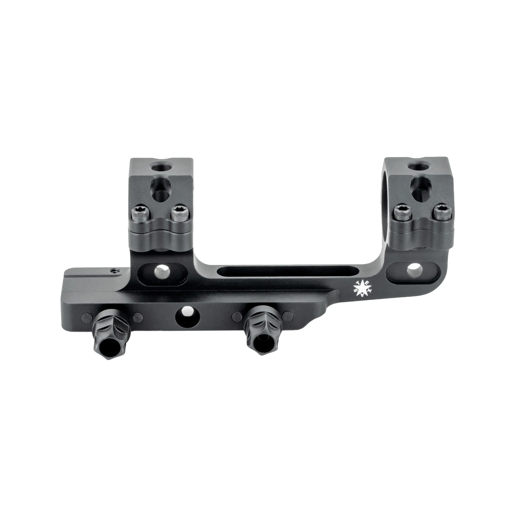 IRAY USA, 30mm Cantilever Scope Mount, Picatinny, Black Hard Coat Anodized - OC-C130-1630-B