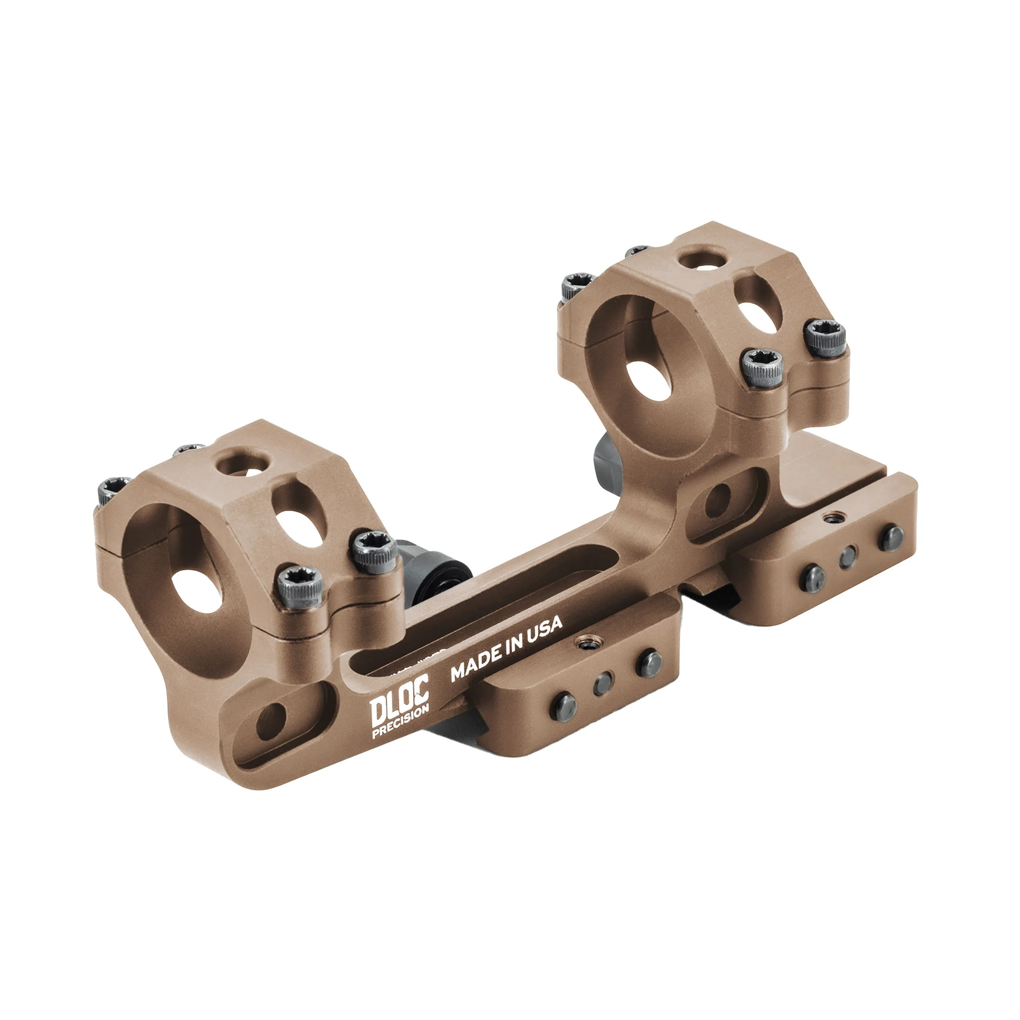 IRAY USA, 30mm Cantilever Scope Mount, Picatinny, Tan Hard Coat Anodized - OC-C130-1630-T - Image 2