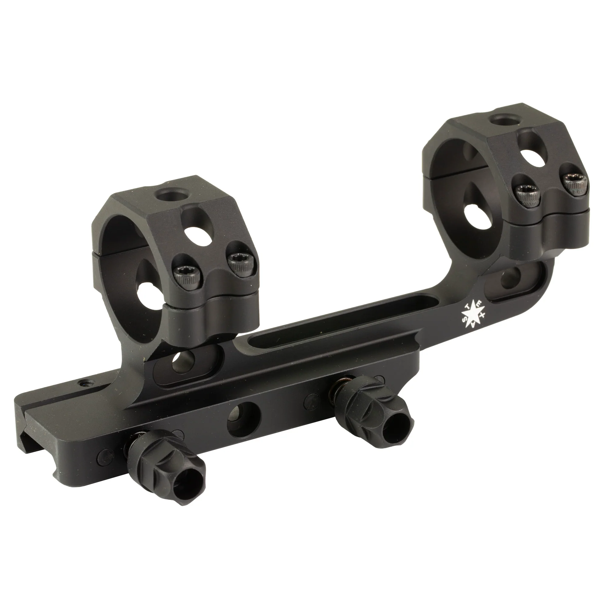 IRAY USA, 34mm Cantilever Scope Mount, Picatinny, Black Hard Coat Anodized - OC-C134-1535-B