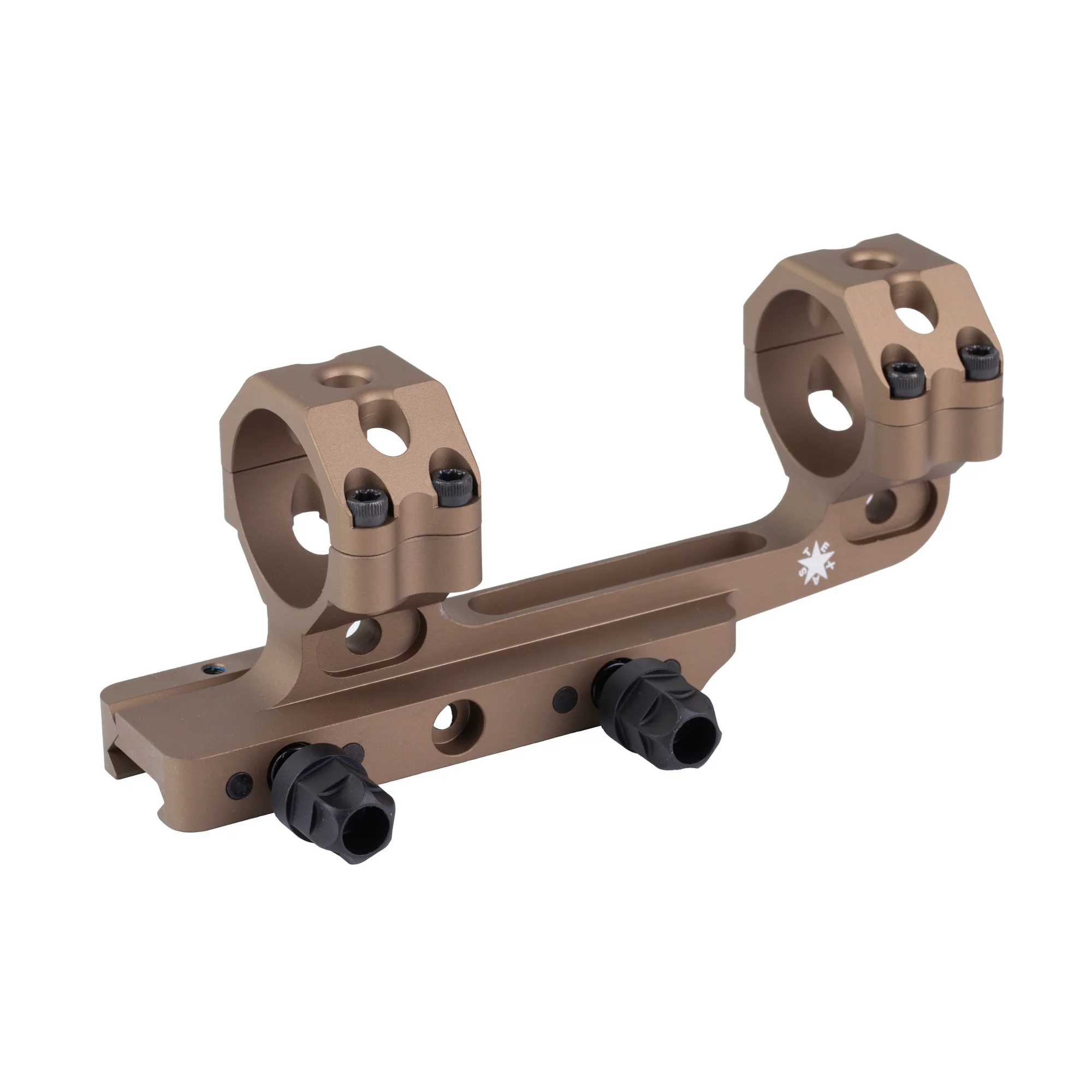 IRAY USA, 34mm Cantilever Scope Mount, Picatinny, Tan Hard Coat Anodized - OC-C134-1535-T