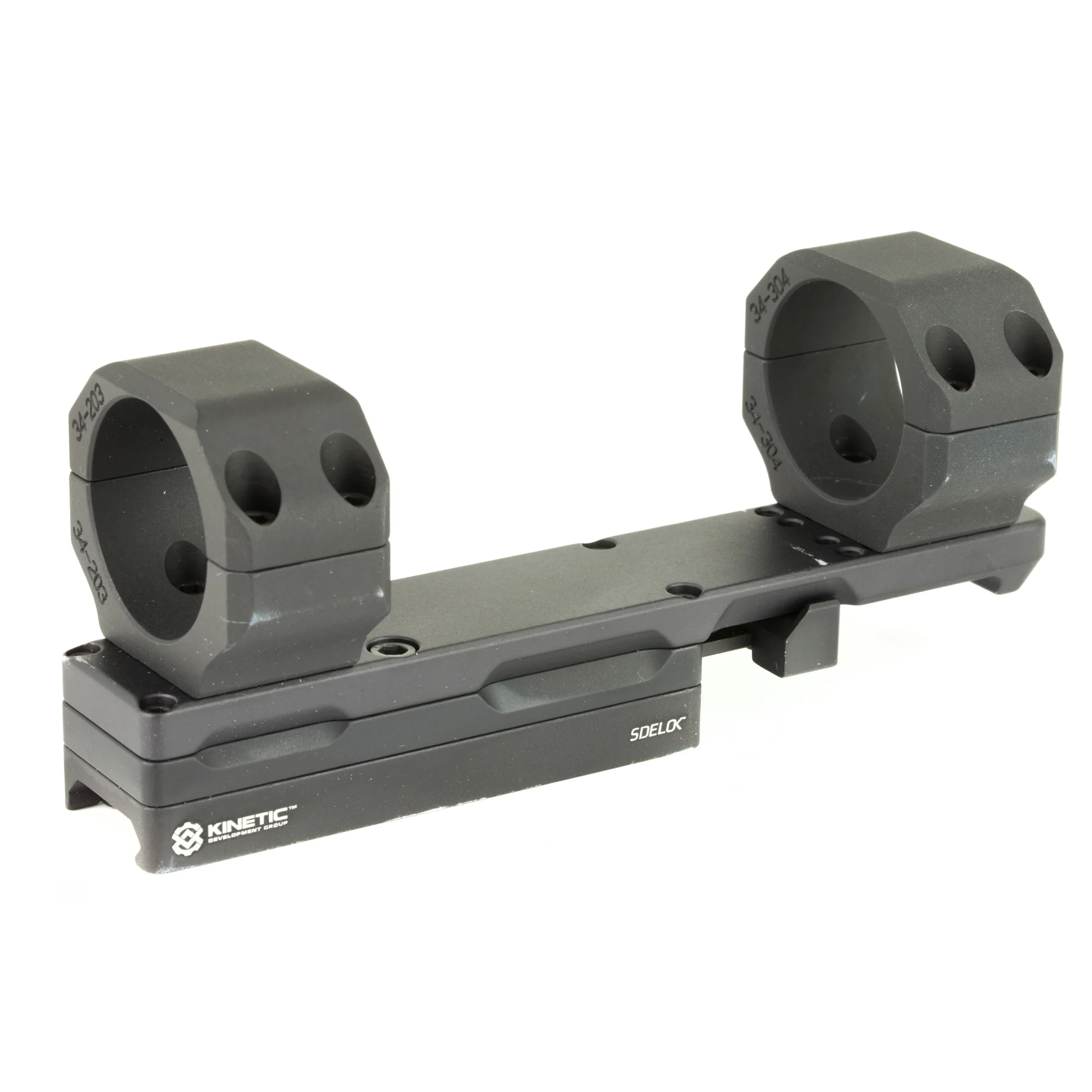 Kinetic Development Group Sidelok, 34mm Cantilever Scope Mount, Black - SID5-141
