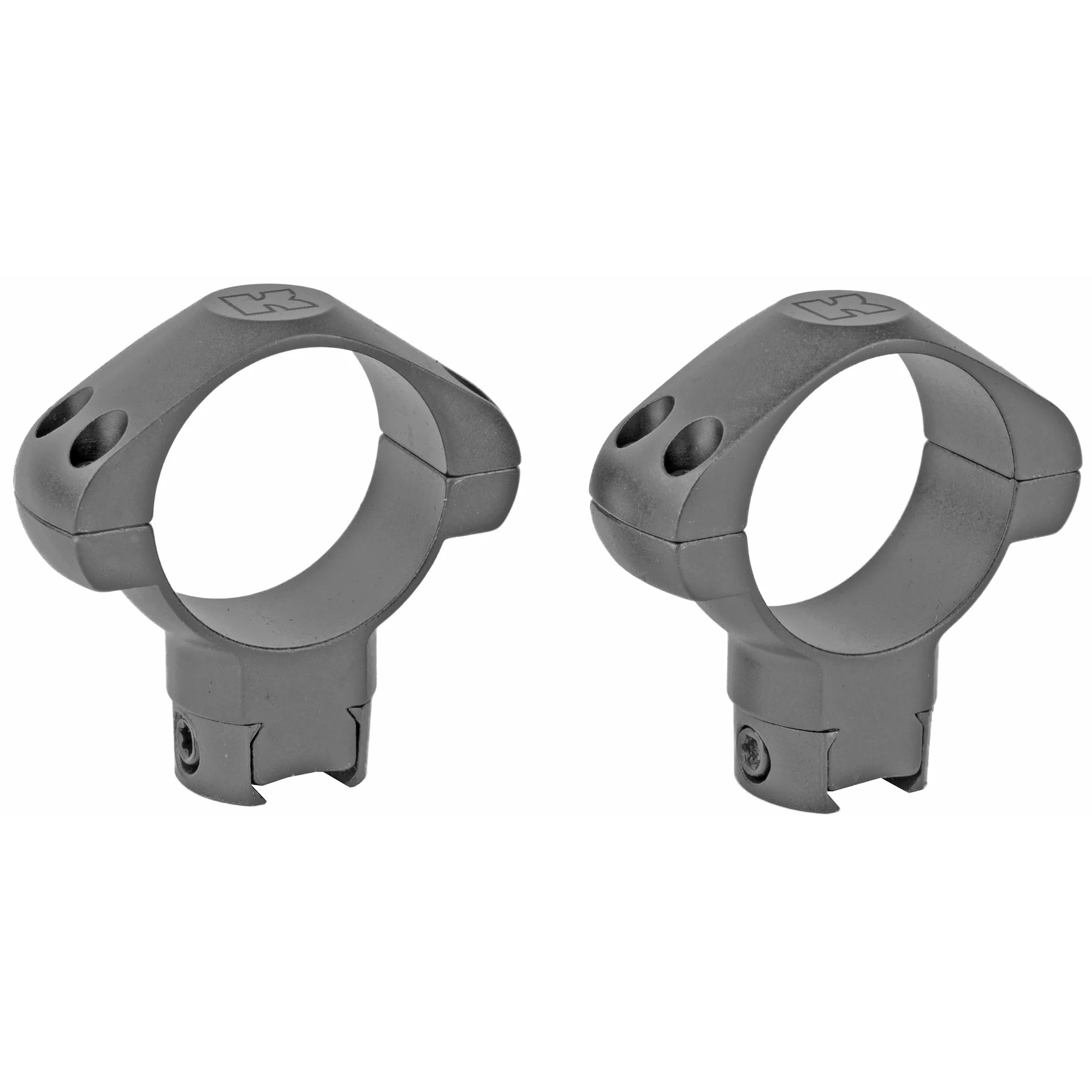 Konus High 30mm Steel Ring Mounts, Fits Up To 56mm Objective Lens, Black Matte - 7418 - Image 2