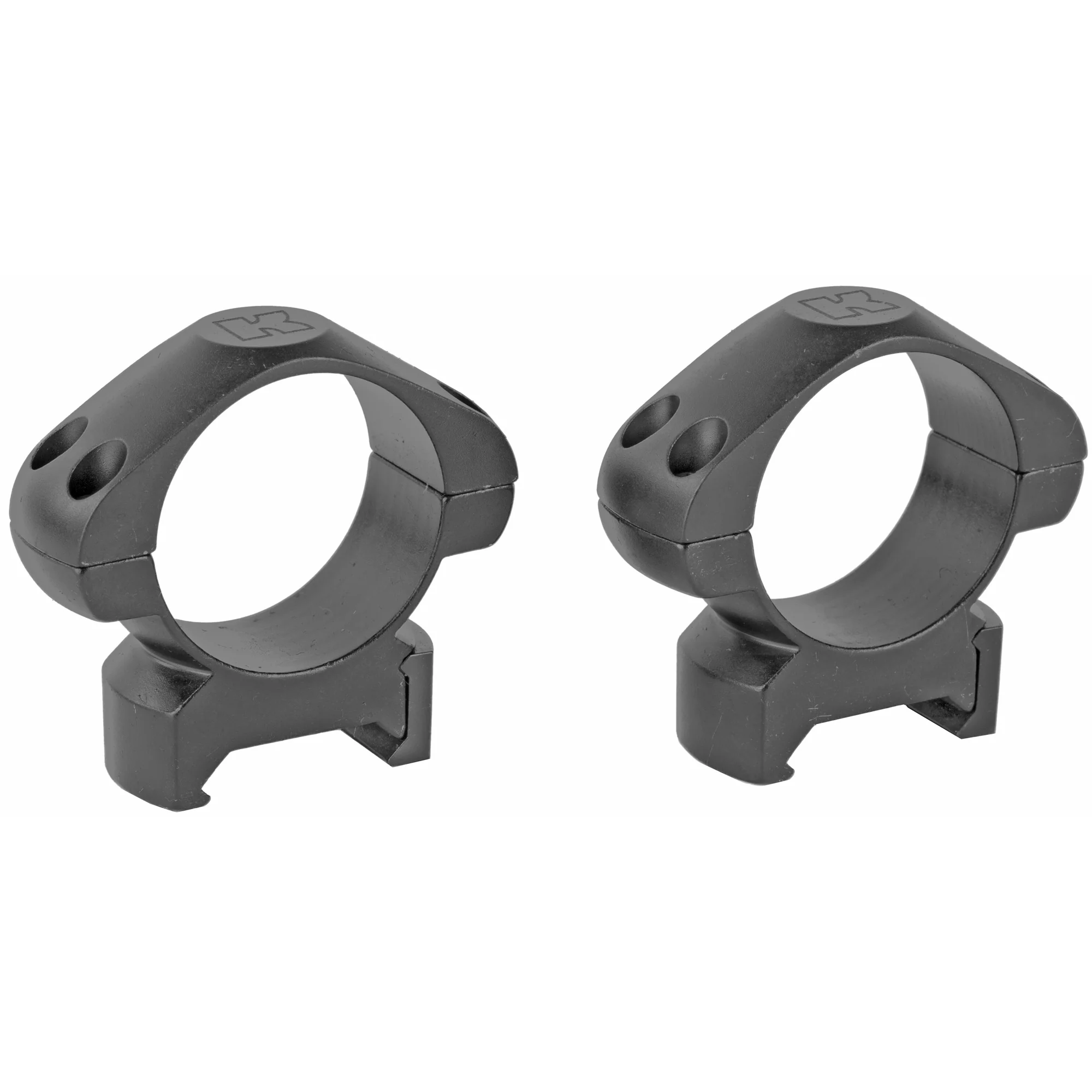 Konus Medium 30mm Steel Ring Mounts, Fits Up To 44mm Objective Lens, Black Matte - 7404 - Image 2