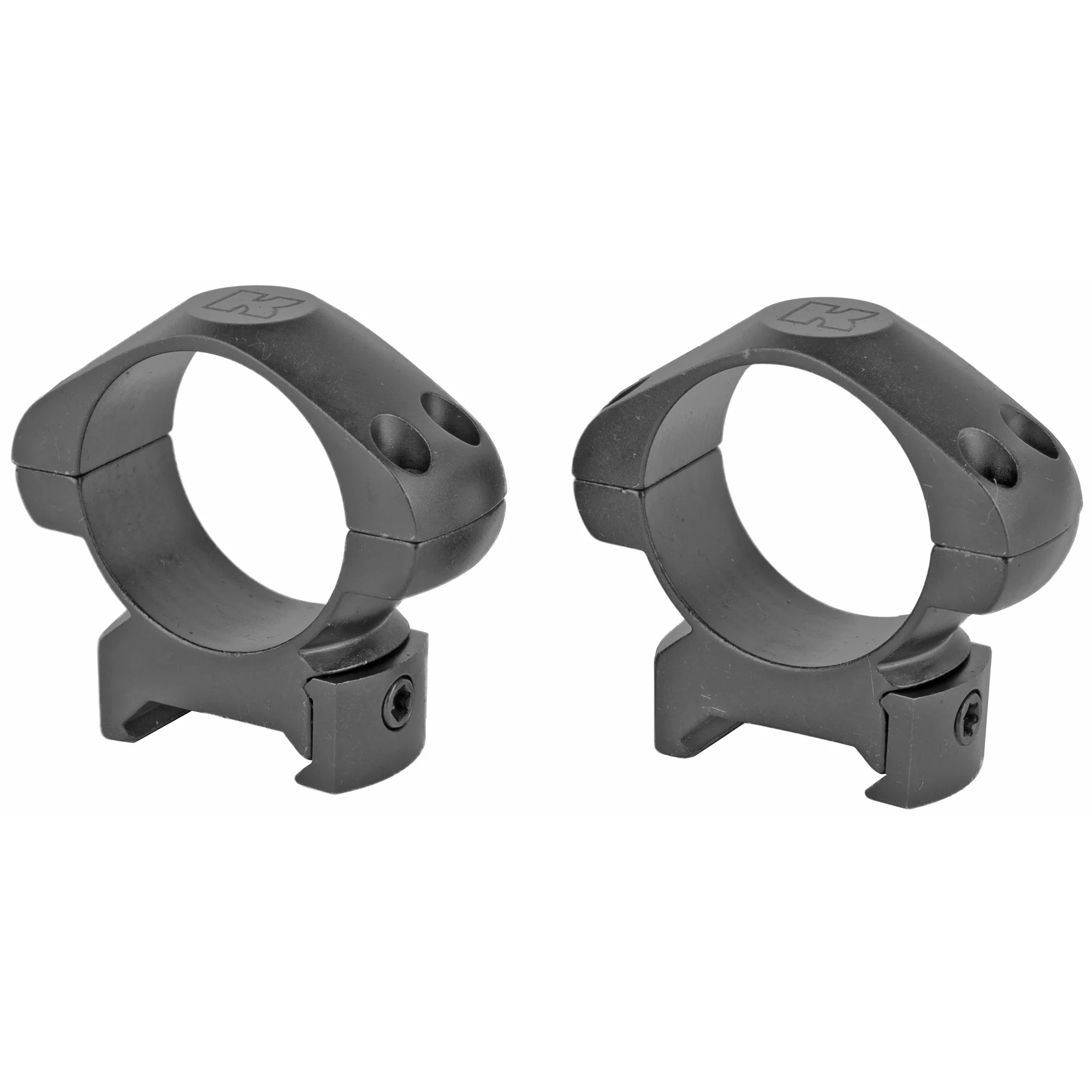 Konus Medium 30mm Steel Ring Mounts, Fits Up To 44mm Objective Lens, Black Matte - 7404 - Image 3