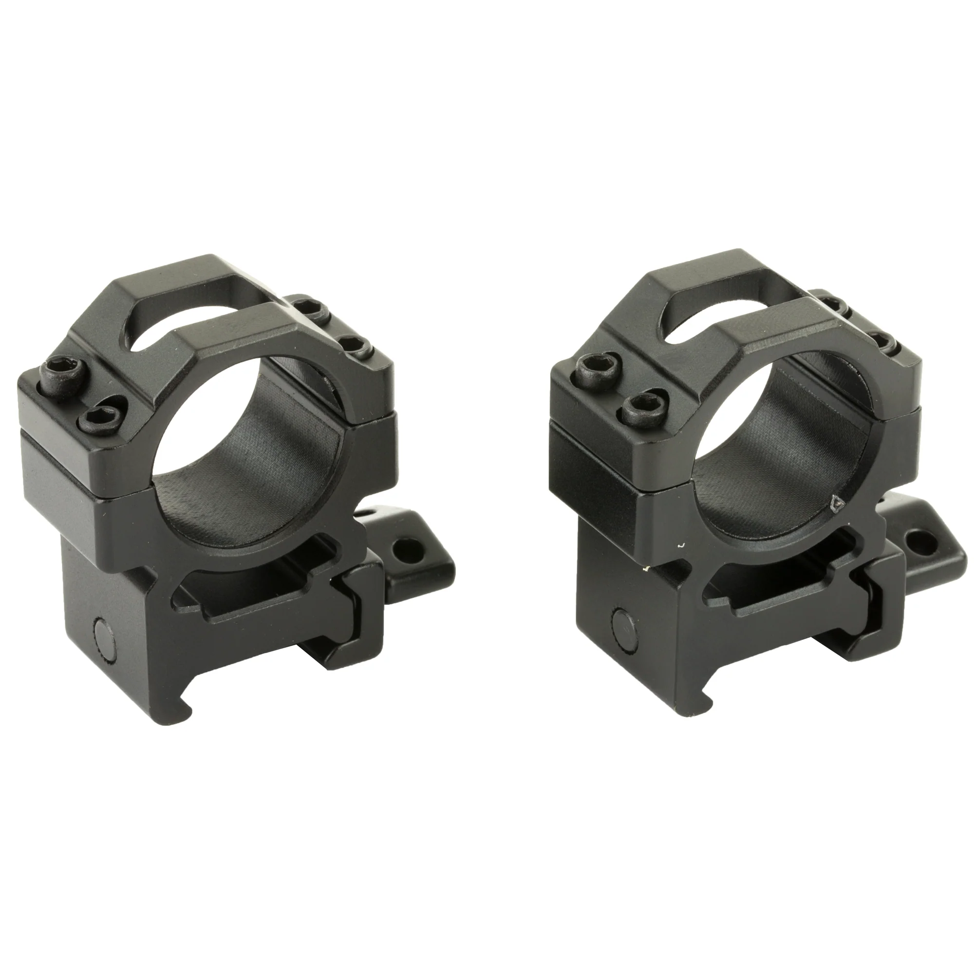 Leapers Pro Max, 1-Inch Medium Scope Rings, Picatinny, Black - RG2W1154