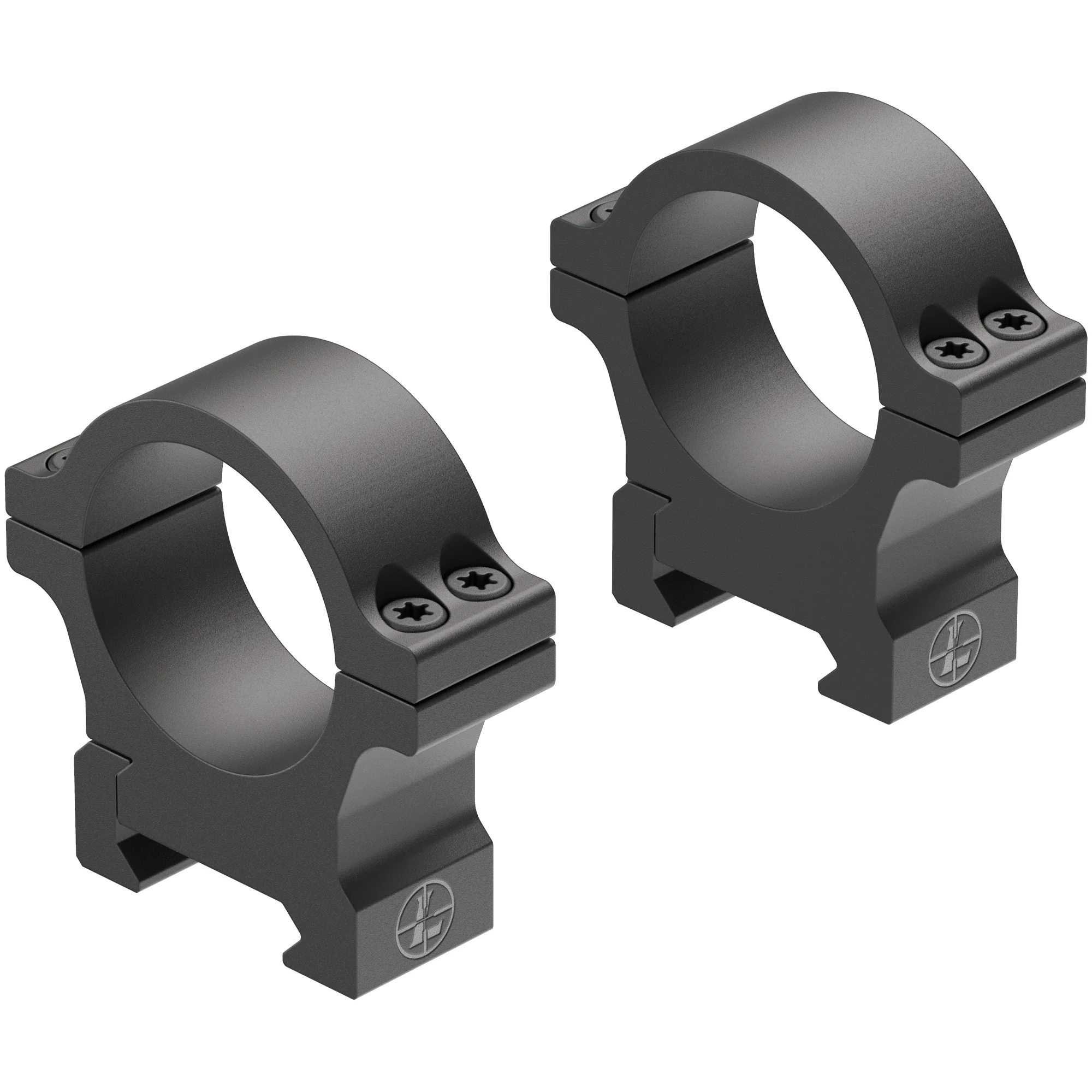 Leupold Open Range, 30mm Medium Scope Rings, Black Matte - 180947