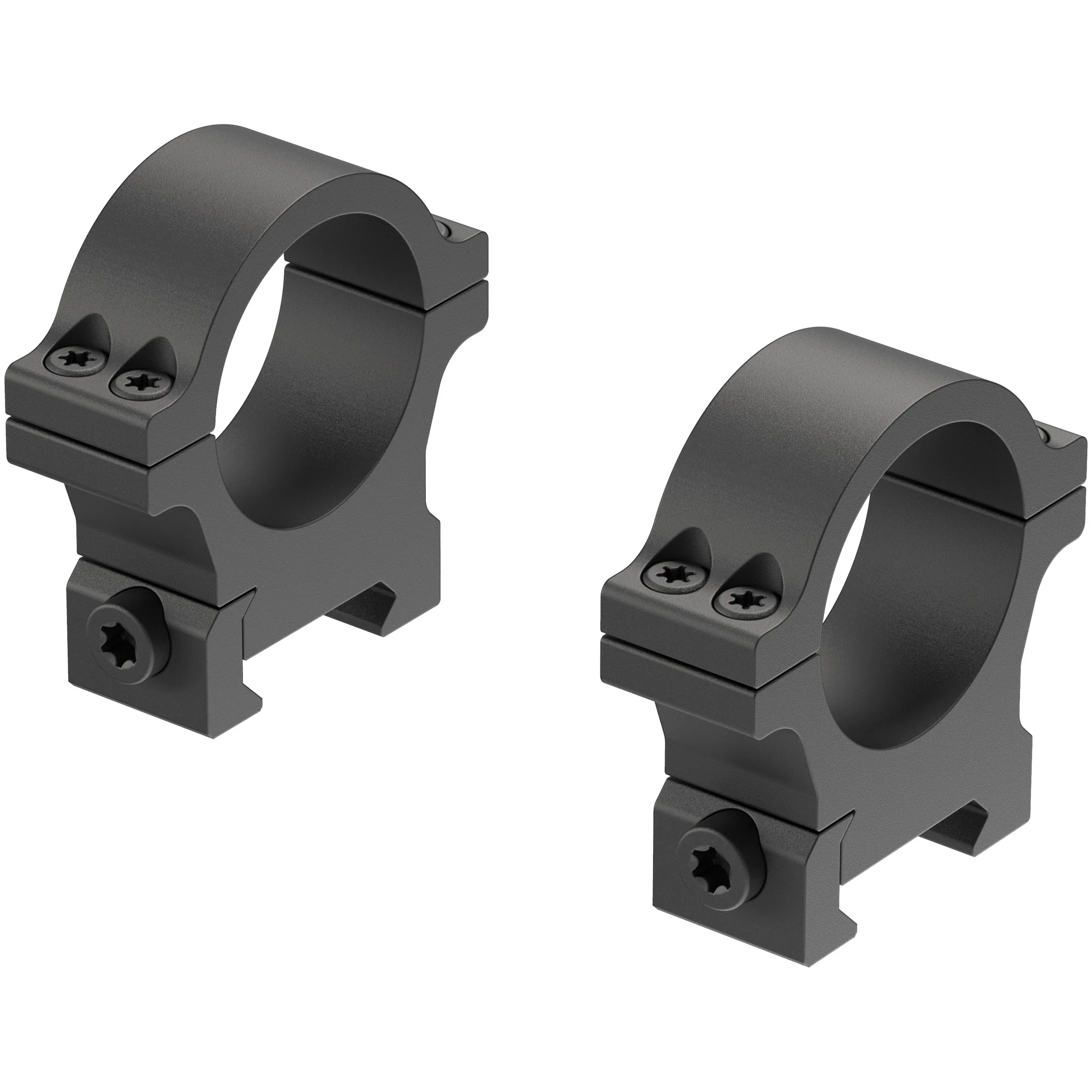 Leupold Open Range, 30mm Medium Scope Rings, Black Matte - 180947 - Image 2