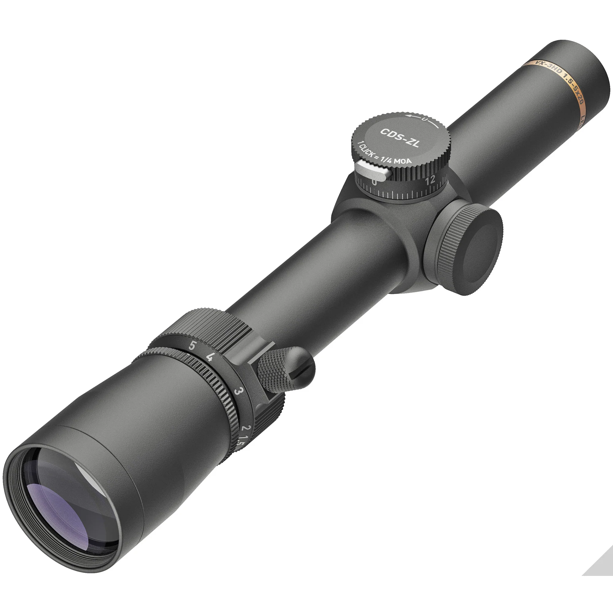 Leupold VX-3HD 1.5-5x 20mm Riflescope - DuplexTE Reticle, SFP - 180615