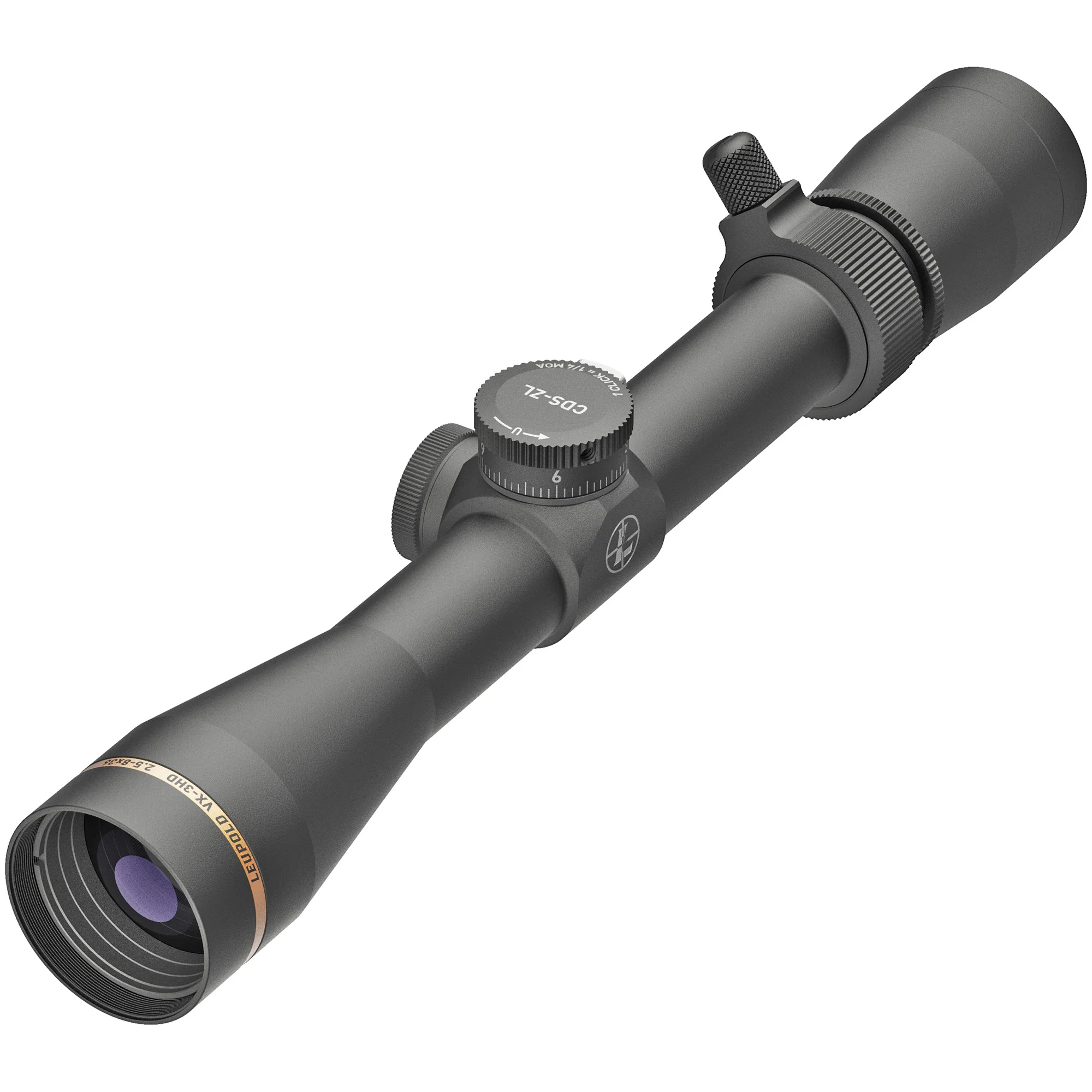 Leupold VX-3HD 2.5-8x 36mm Riflescope - Duplex Reticle, SFP, 1" Tube - 180616