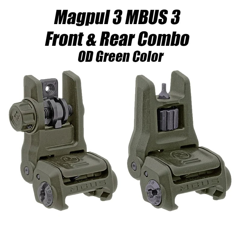 Magpul MBUS 3 Sights - Front, Rear, or Combo - Black, OD Green, FDE - Image 8