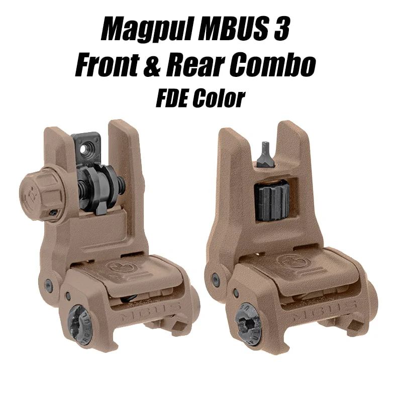 Magpul MBUS 3 Sights - Front, Rear, or Combo - Black, OD Green, FDE - Image 9