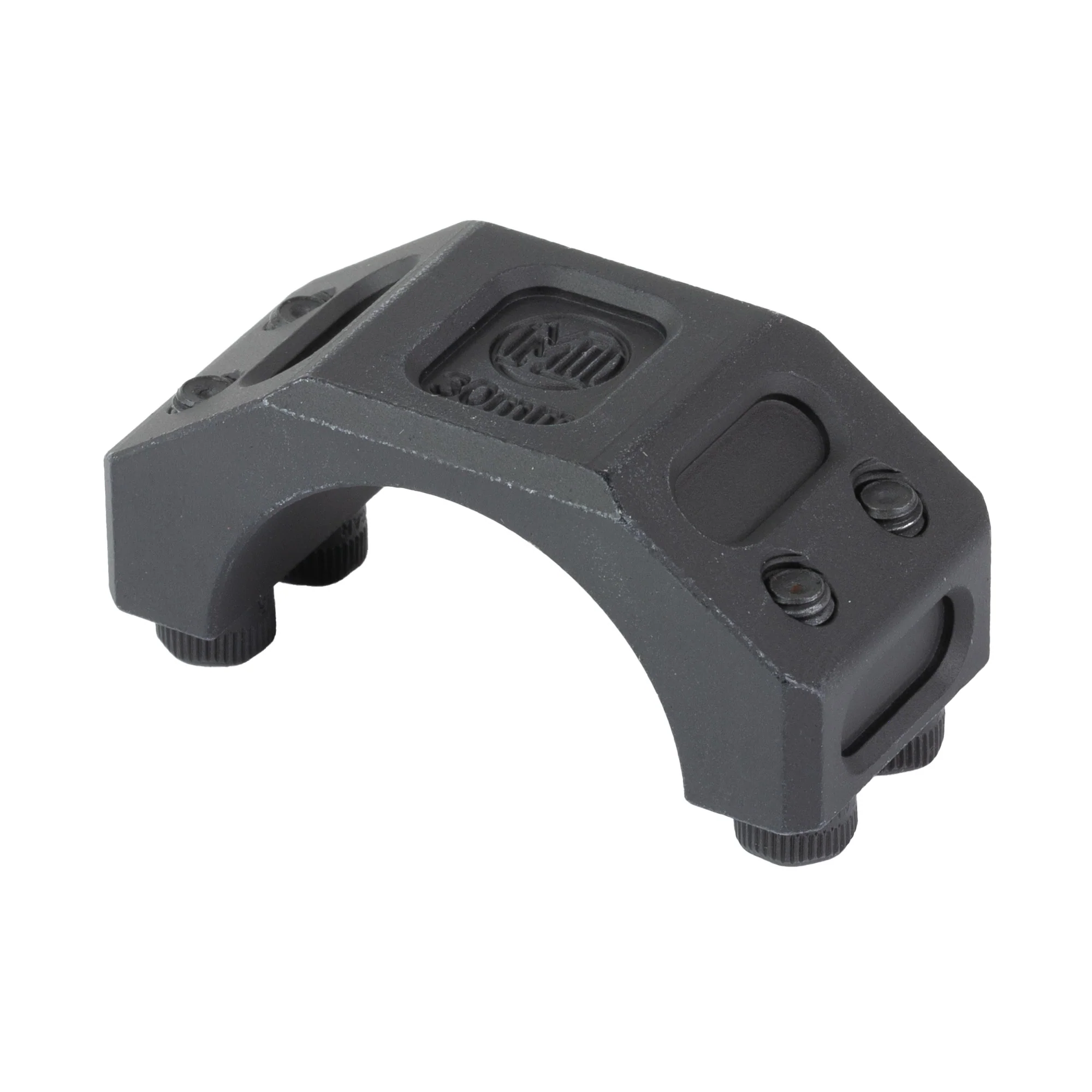 Midwest Industries MK2 Receiver Extension, 30mm Caps & Covers, Black - MI-MK2-30TCAP