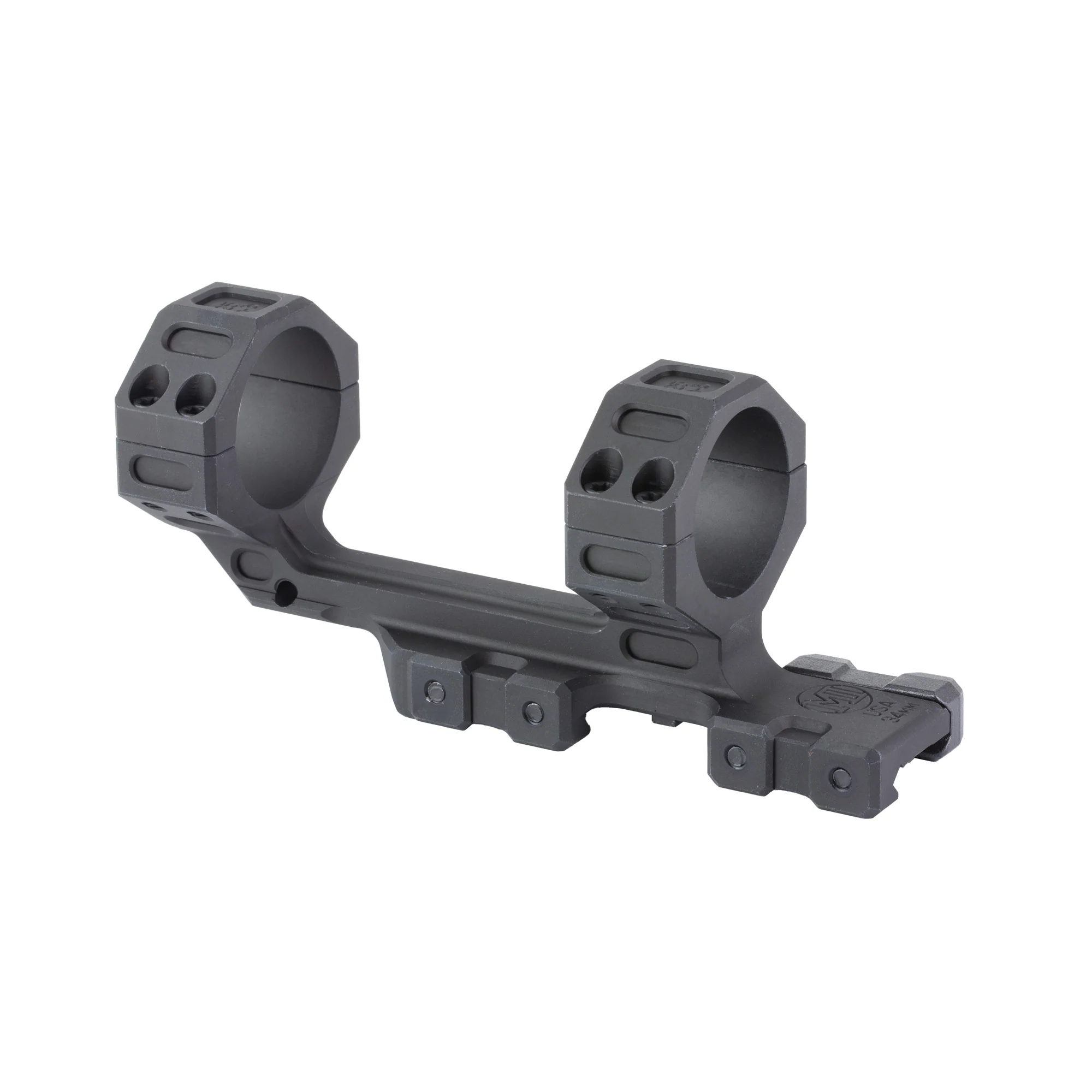 Midwest Industries MK2 Receiver Extension, 34mm Optic Mount, Black Anodized - MI-MK2-34SM - Image 2