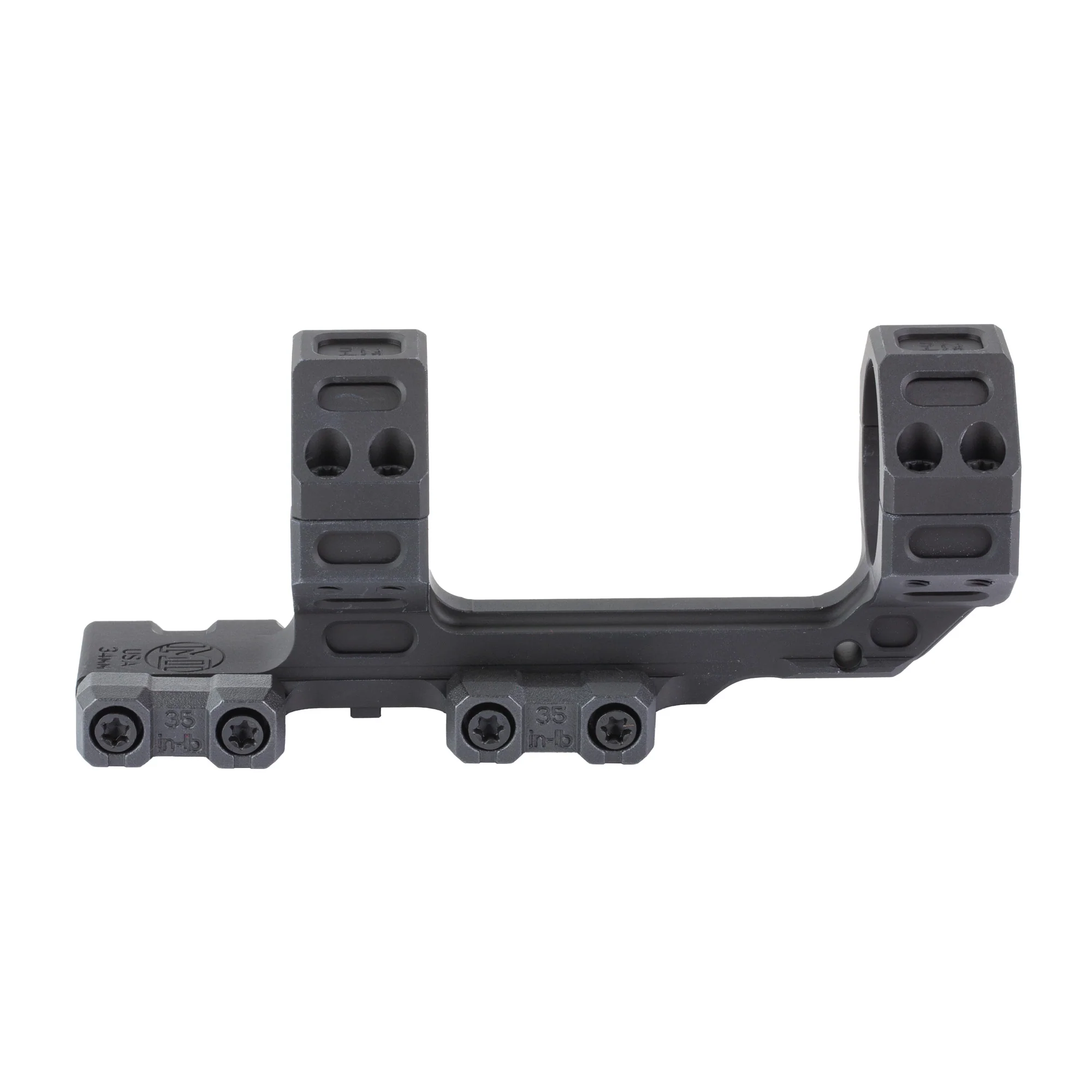 Midwest Industries MK2 Receiver Extension, 34mm Optic Mount, Black Anodized - MI-MK2-34SM - Image 3
