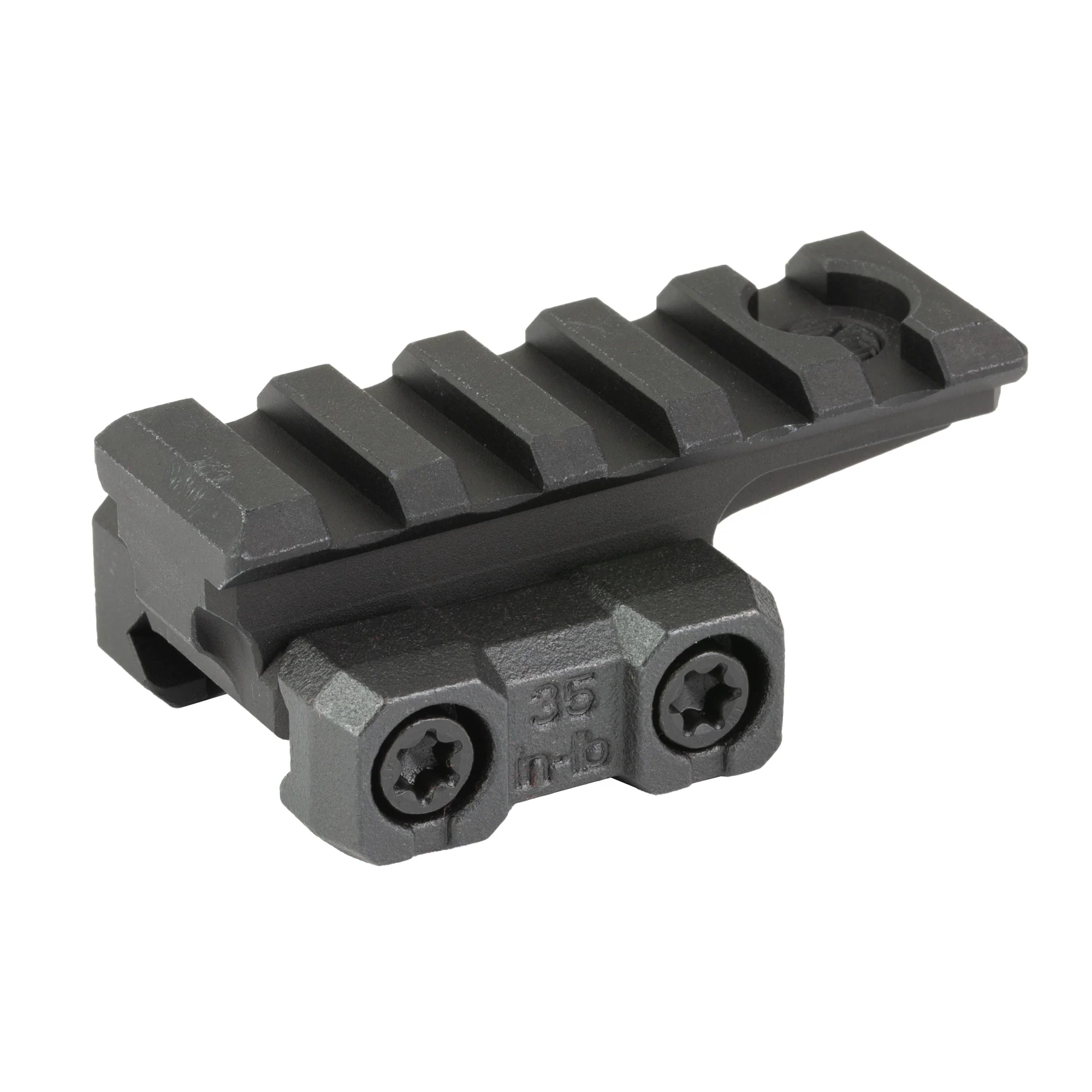Midwest Industries MK2 Receiver Extension, 5-Slot Mounting Accessories, 1913 Picatinny Rail, Black Anodized - MI-MK2-R5