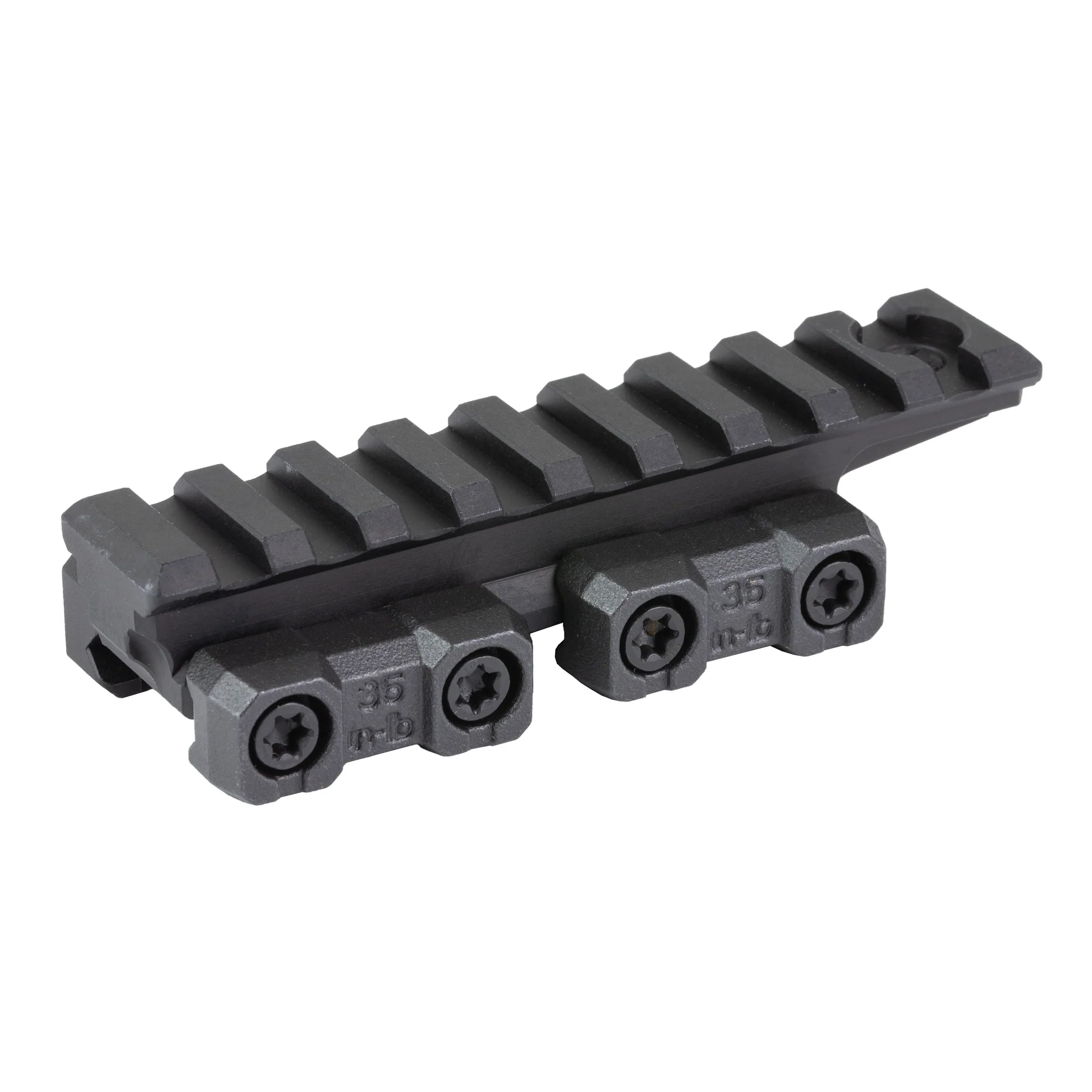 Midwest Industries MK2 Receiver Extension, 9-Slot Mounting Accessories, 1913 Picatinny Rail, Black Anodized - MI-MK2-R9