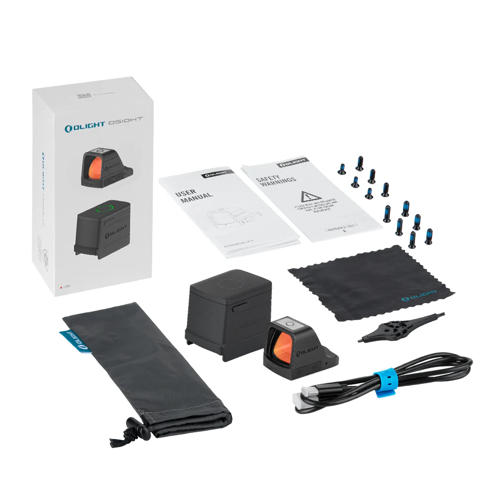 Olight Osight Red Dot - 3 MOA Red Dot - Magnetic Charging Cover - RMR Footprint - Image 5