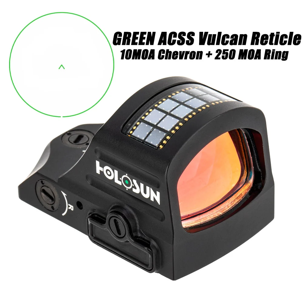 OPEN BOX [LIKE NEW] Holosun 507C X2 Green Dot ACSS Vulcan Reticle - Image 2