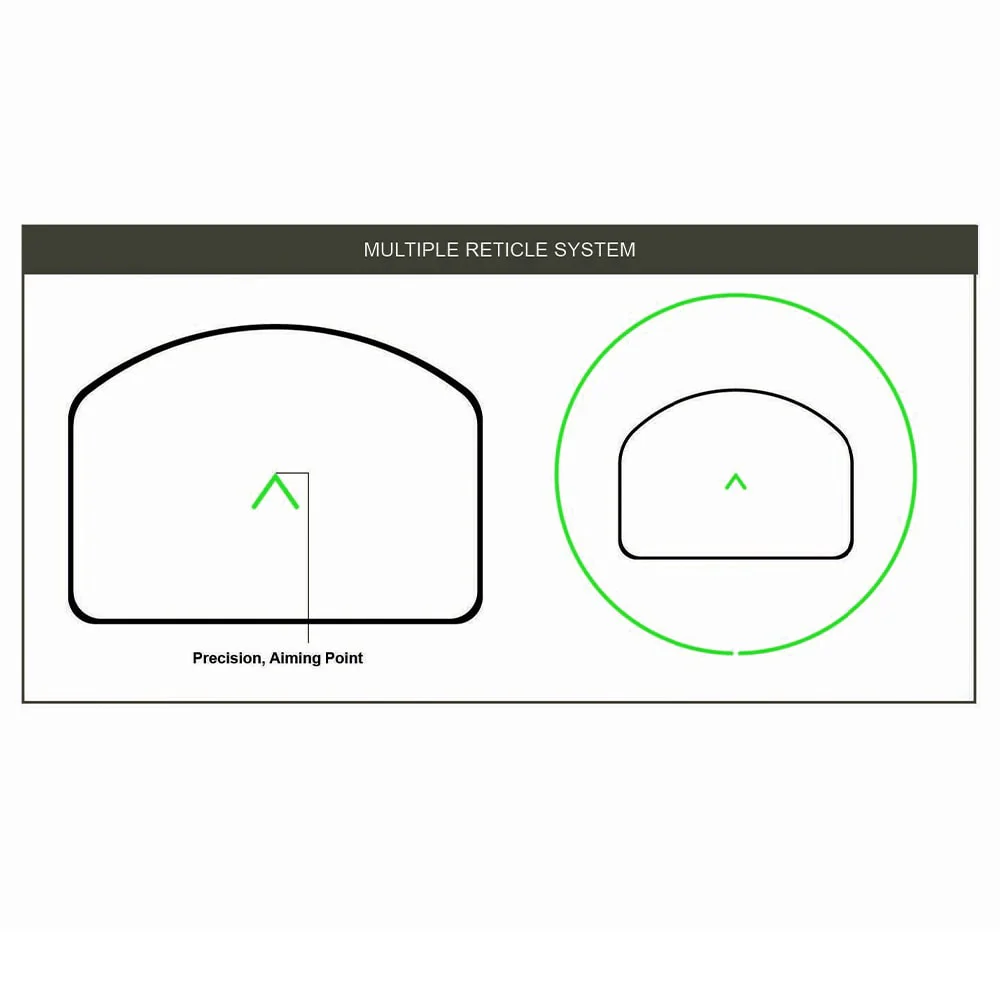 OPEN BOX [LIKE NEW] Holosun 507C X2 Green Dot ACSS Vulcan Reticle - Image 4