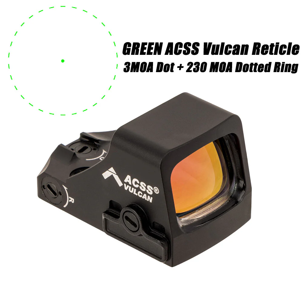 OPEN BOX [LIKE NEW] Holosun 507K X2 Green Dot ACSS Vulcan Reticle - Image 2