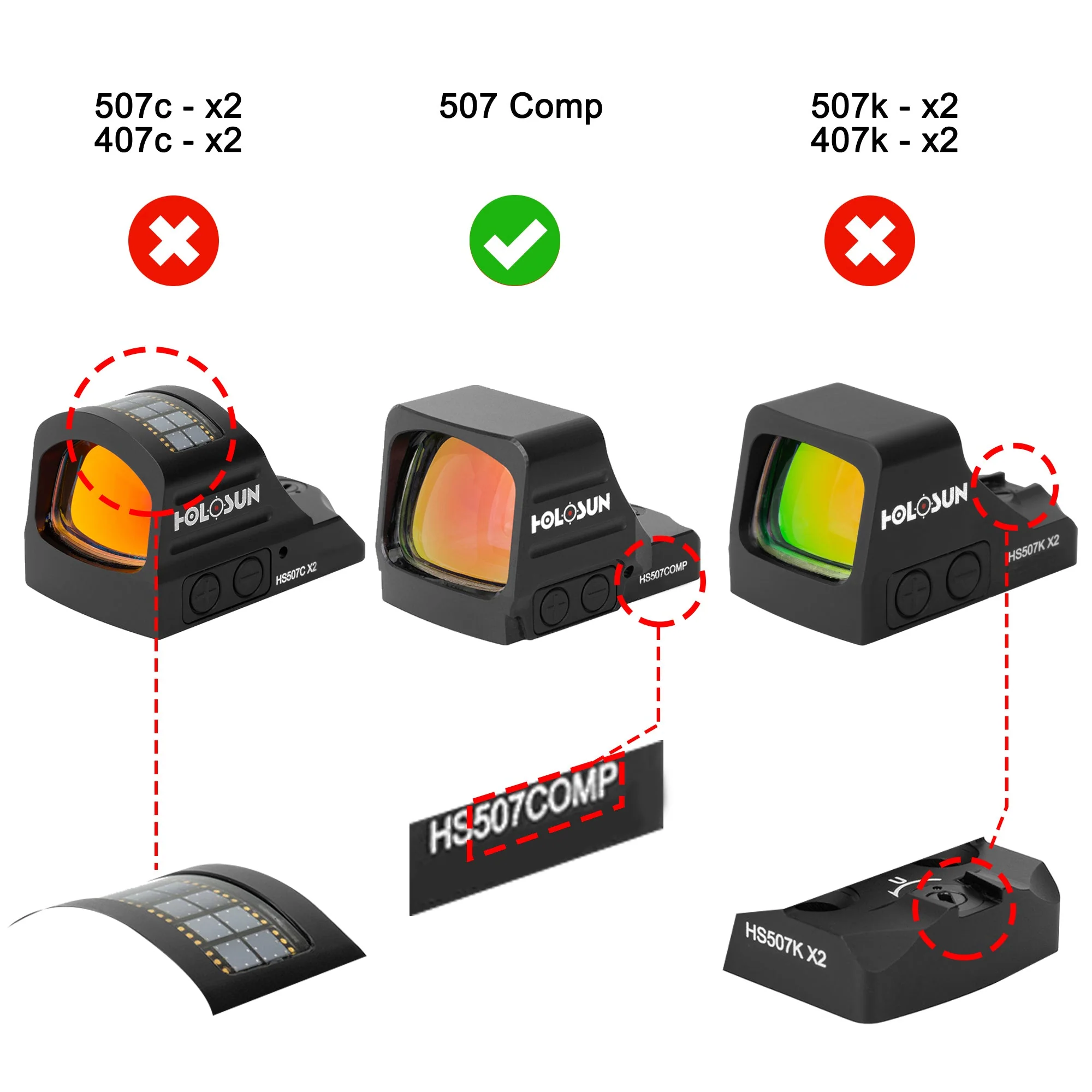 OpticGard Scope Cover for Holosun 507 COMP & 407 COMP - Image 2