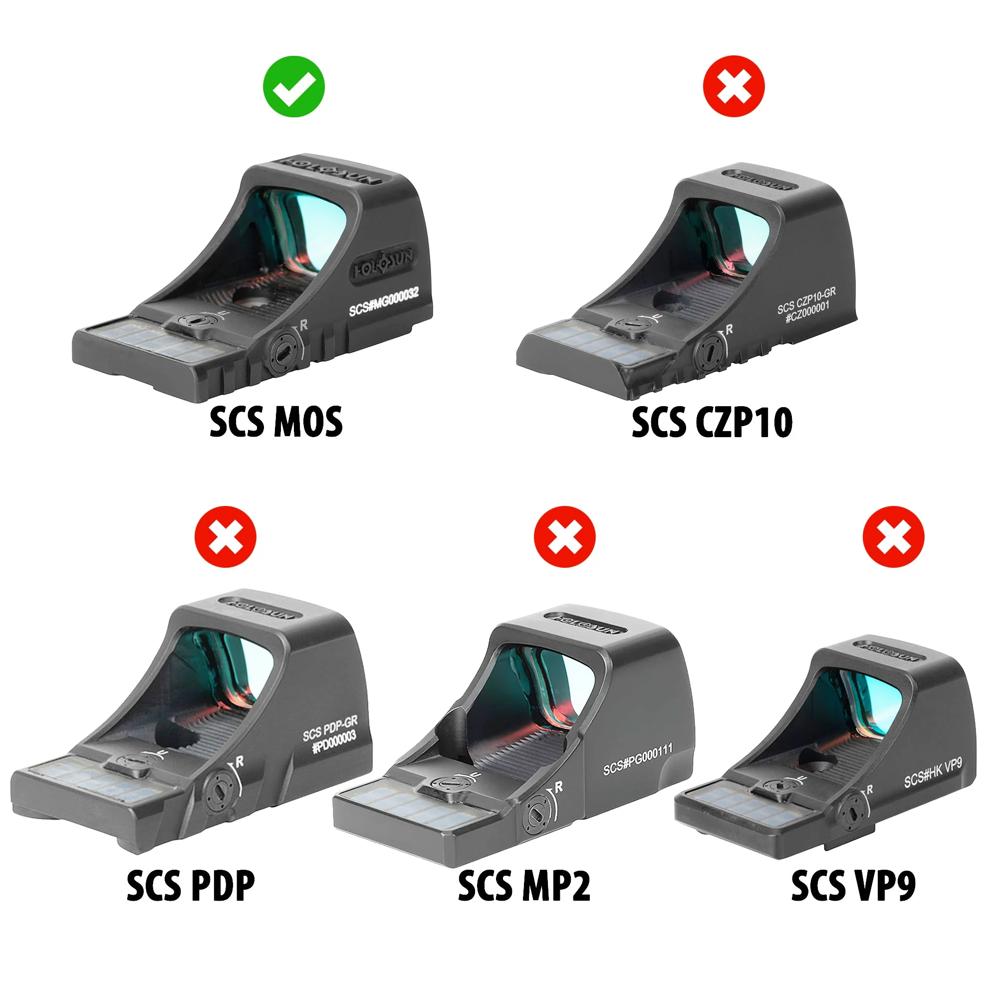 OpticGard Scope Cover for Holosun® SCS MOS - Image 2