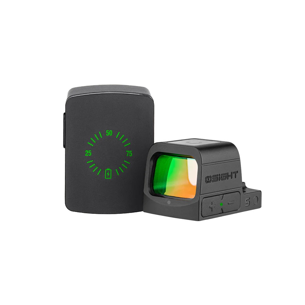 Osight S Enclosed Emitter Red Dot - 32 MOA Circle + 2 MOA - RMSc Footprint - Magnetic Charging - Image 6