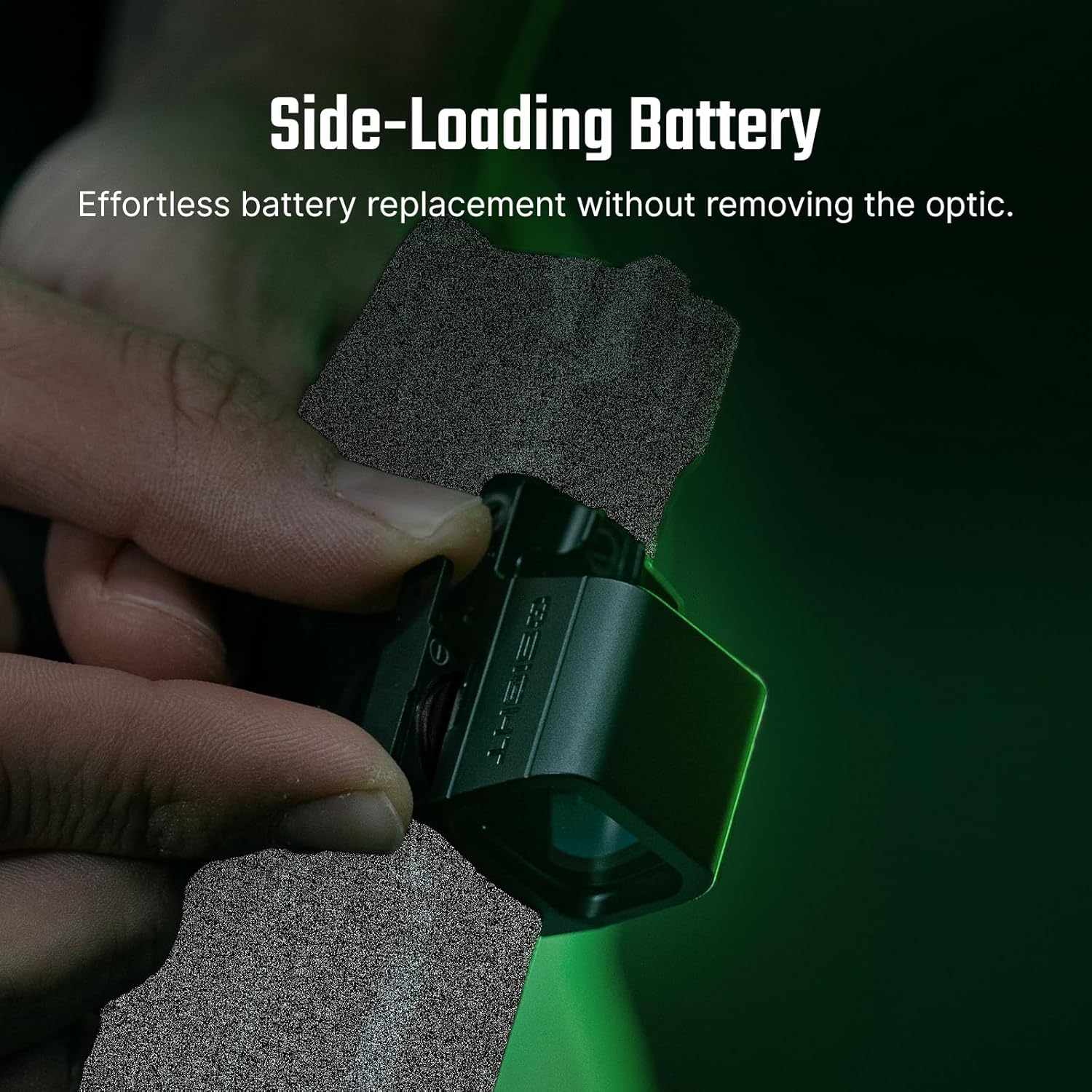 Osight SE Enclosed Green 6 MOA Dot, Side Battery, RMSc Footprint - Image 10
