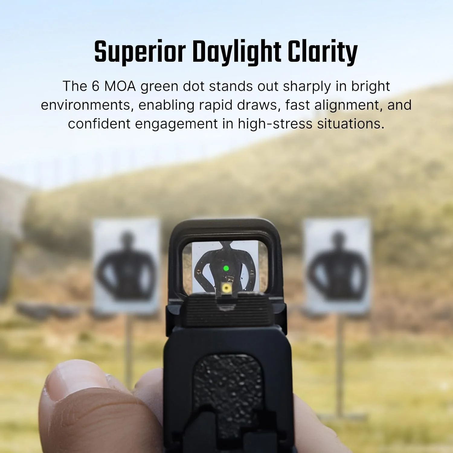 Osight SE Enclosed Green 6 MOA Dot, Side Battery, RMSc Footprint - Image 8