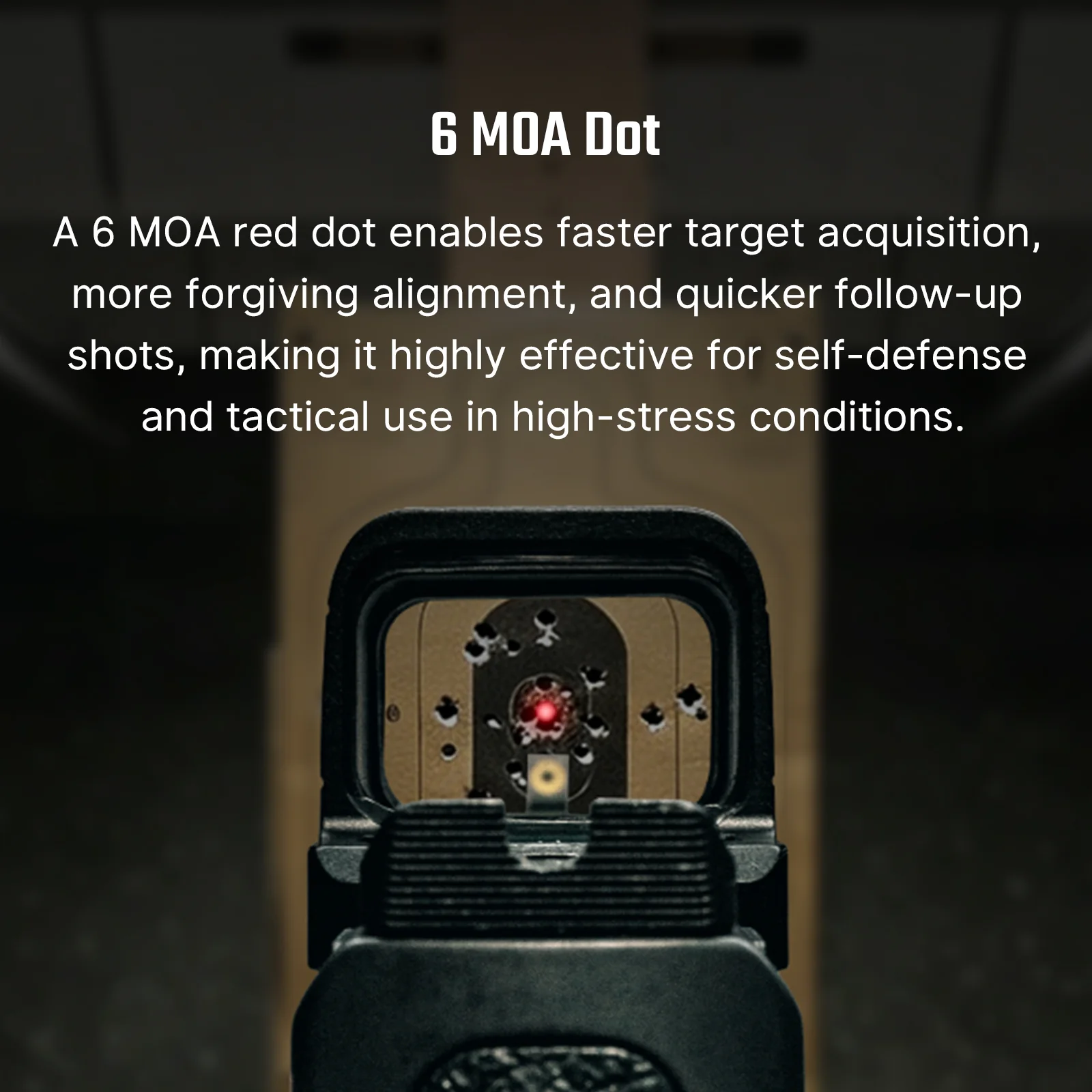 Osight SE Enclosed Red 6 MOA Dot, Side Battery, RMSc Footprint - Image 5
