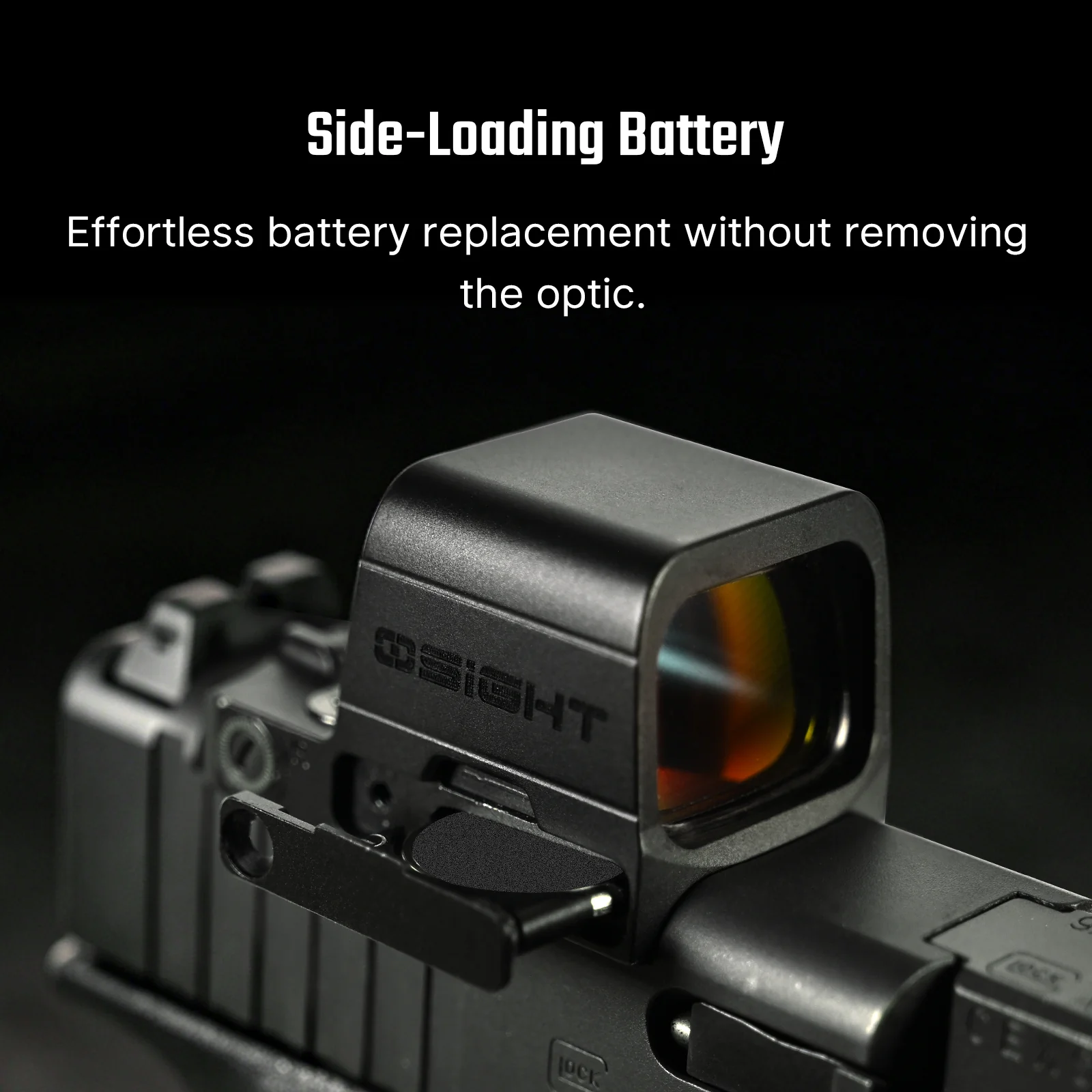 Osight SE Enclosed Red 6 MOA Dot, Side Battery, RMSc Footprint - Image 6