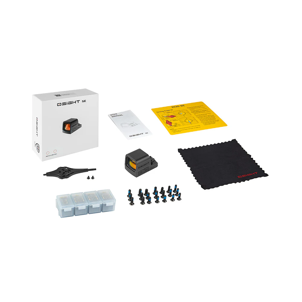 Osight SE Enclosed Red Dot, 32 MOA Circle + 2 MOA, Side Battery, RMSc Footprint - Image 4
