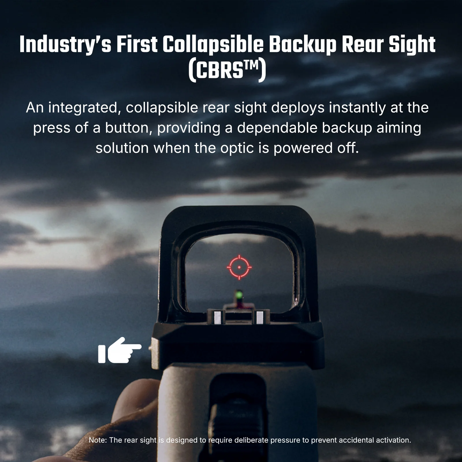 Osight XE Enclosed Red Dot Sight, RMR Footprint, 2/6+32 MOA Multi-Reticle System, Battery Operated - Image 7